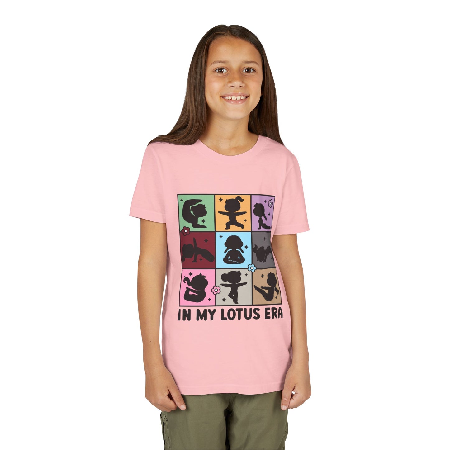 In My Lotus Era - Youth Short Sleeve Tee I Kids Yoga T-Shirt I Mindfulness Tee I Fun Gift for Young Yoga Lovers