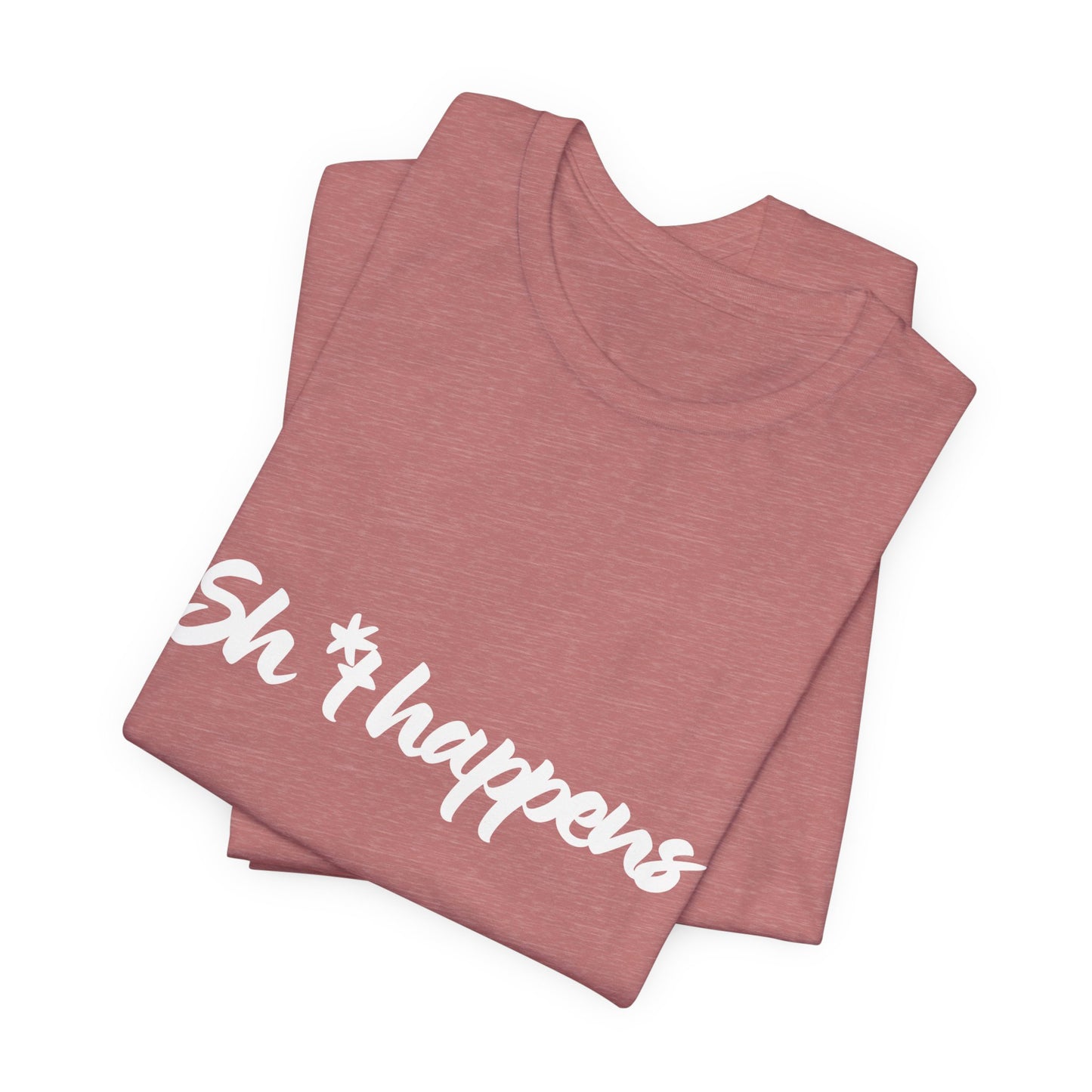 Sh*t happens Yoga helps - Unisex Yoga Lovers Tee I Funny Yoga Gift I Mindfulness Apparel I Self-Care Meditation T-Shirt