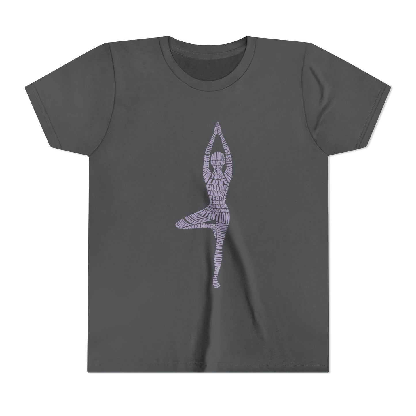 Yoga Pose Kids T-Shirt — Tree Pose Kids T-Shirt I Girls Yoga Tee I Boys Yoga Tee I Mindful Shirt For Kids