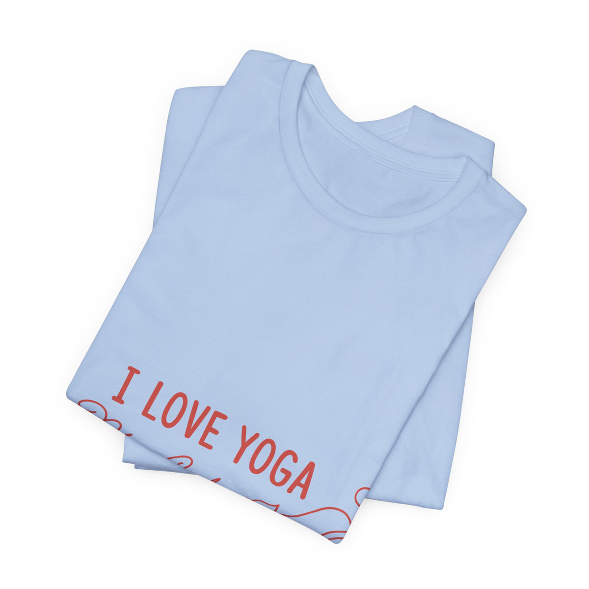 I Love Yoga & My Cats T-Shirt — Cute Yoga Shirt for Cat Lovers I Cat Mom Gift I Meditation Gift For Yogi