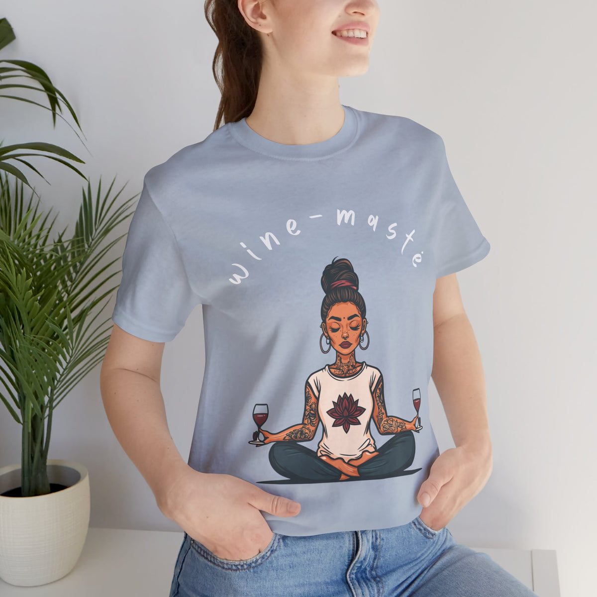 Wine & Yoga T-Shirt — Wine Lover Shirt I Funny Meditation Tee I Gift For Yogini I Zen Shirt