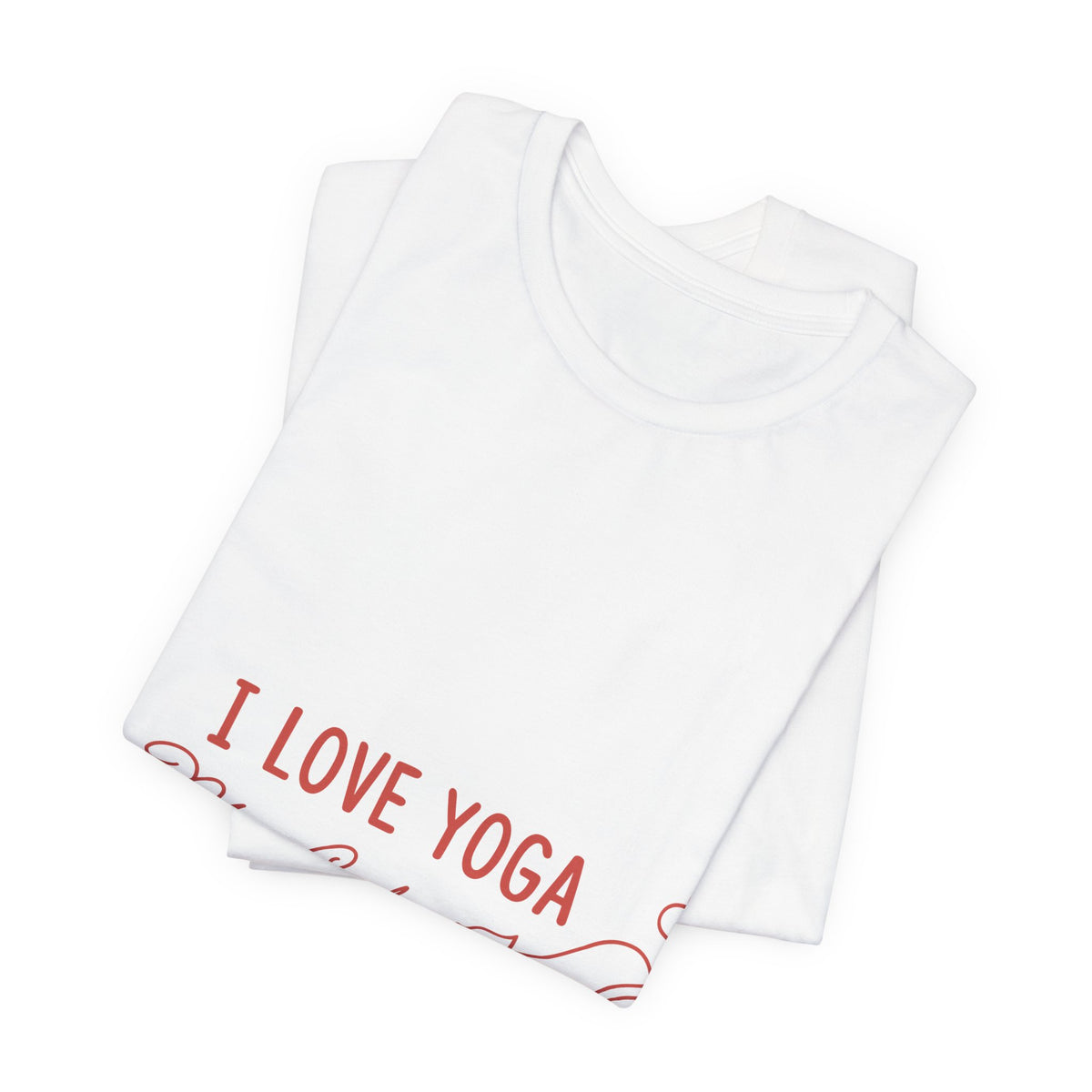 I Love Yoga & My Cats T-Shirt — Cute Yoga Shirt for Cat Lovers I Cat Mom Gift I Meditation Gift For Yogi