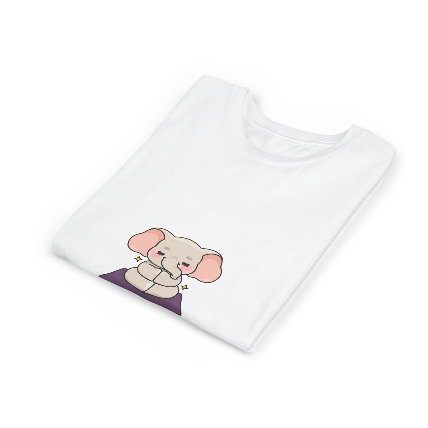 Kids Yoga Elephant T‑Shirt — Cute Meditating Elephant Shirt For Girls & Boys I Namaste Shirt For Kids I Meditation Gift For Little Yogi