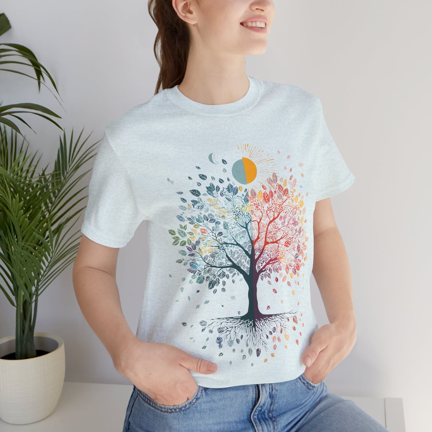 Tree of Life Yoga Tee - Unisex T-Shirt I Nature Lover Apparel I Tee for Yogis I Spring Fashion I Self-Care Meditation Apparel