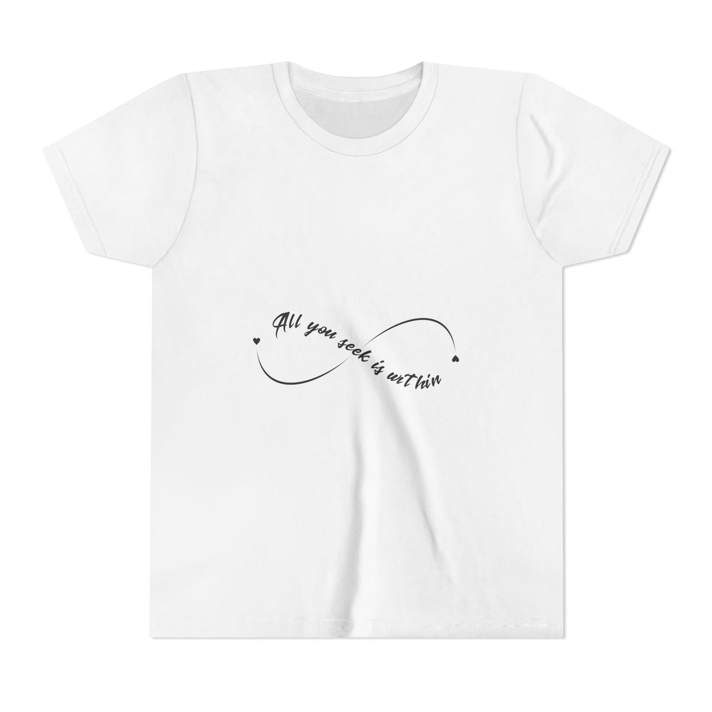All You Seek Is Within Kids Yoga T-Shirt - Infinity Shirt For Kids I Girls, Boys Tee For Yoga I Meditation Gift For Little Yogi