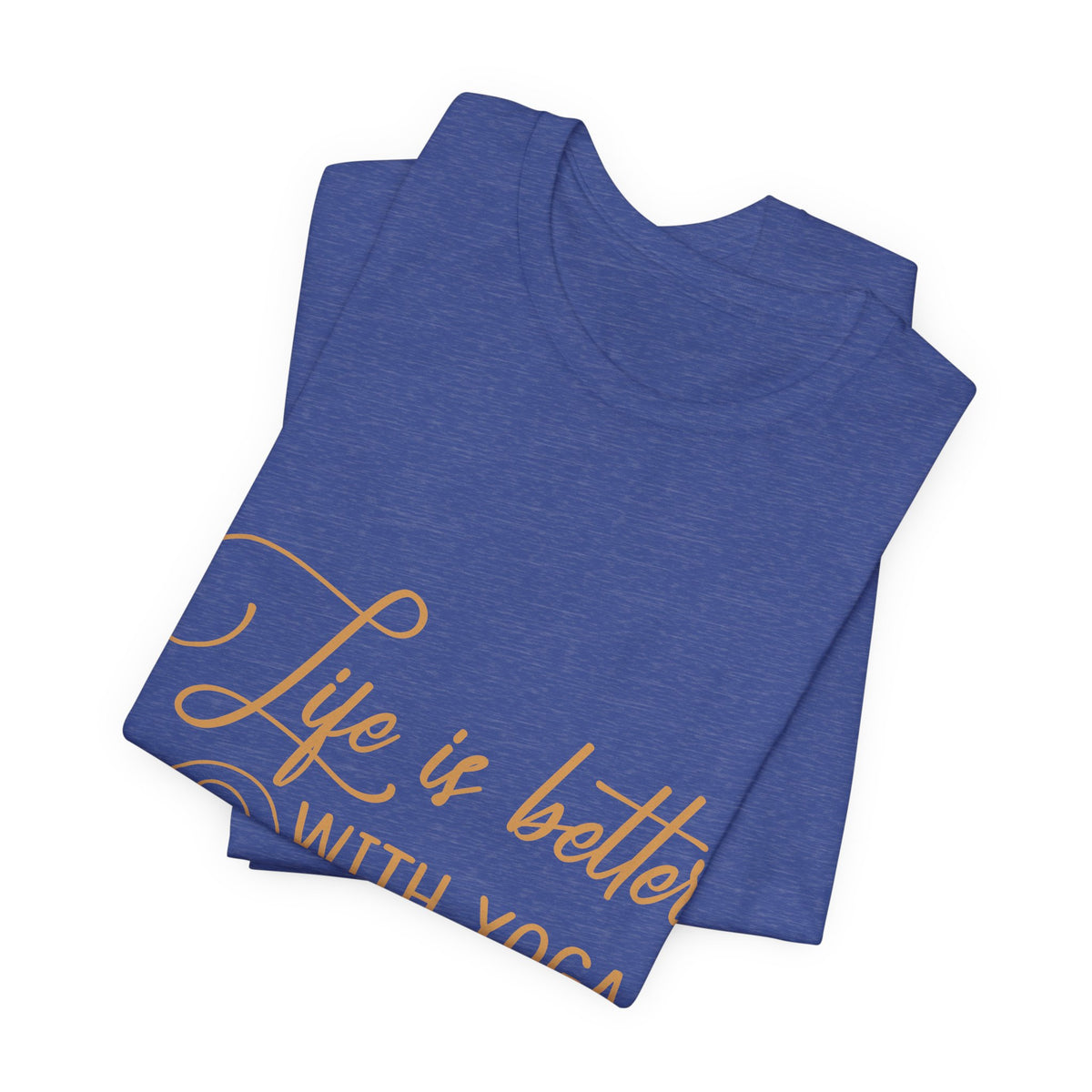 Yoga & Cats T-Shirt - "Life Is Better With Yoga & Cats" Relaxed T-Shirt I Meditation Gift I Cute Yoga Shirt