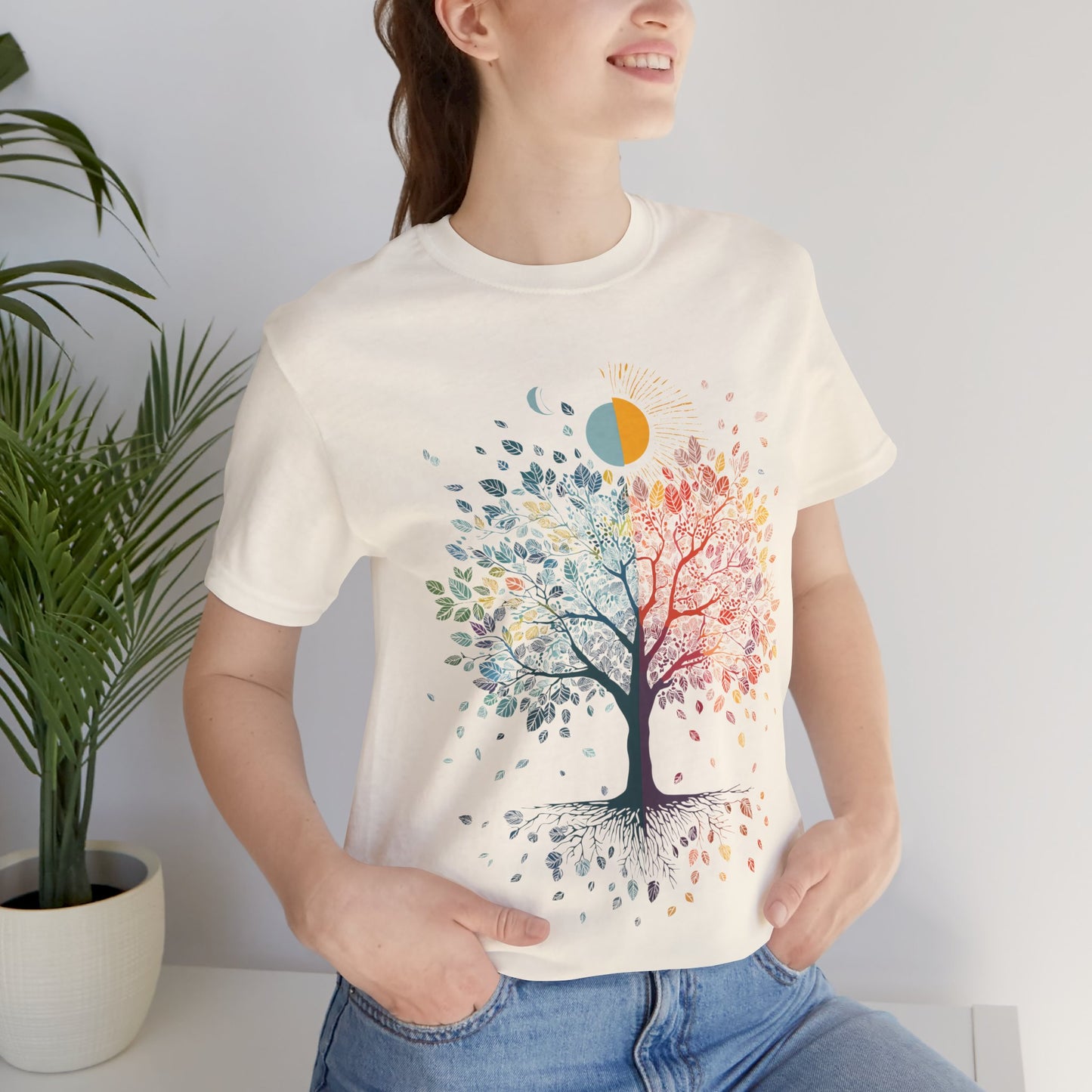 Tree of Life Yoga Tee - Unisex T-Shirt I Nature Lover Apparel I Tee for Yogis I Spring Fashion I Self-Care Meditation Apparel