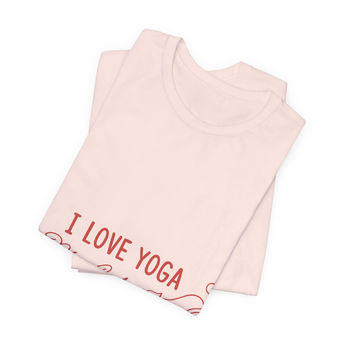 I Love Yoga & My Cats T-Shirt — Cute Yoga Shirt for Cat Lovers I Cat Mom Gift I Meditation Gift For Yogi