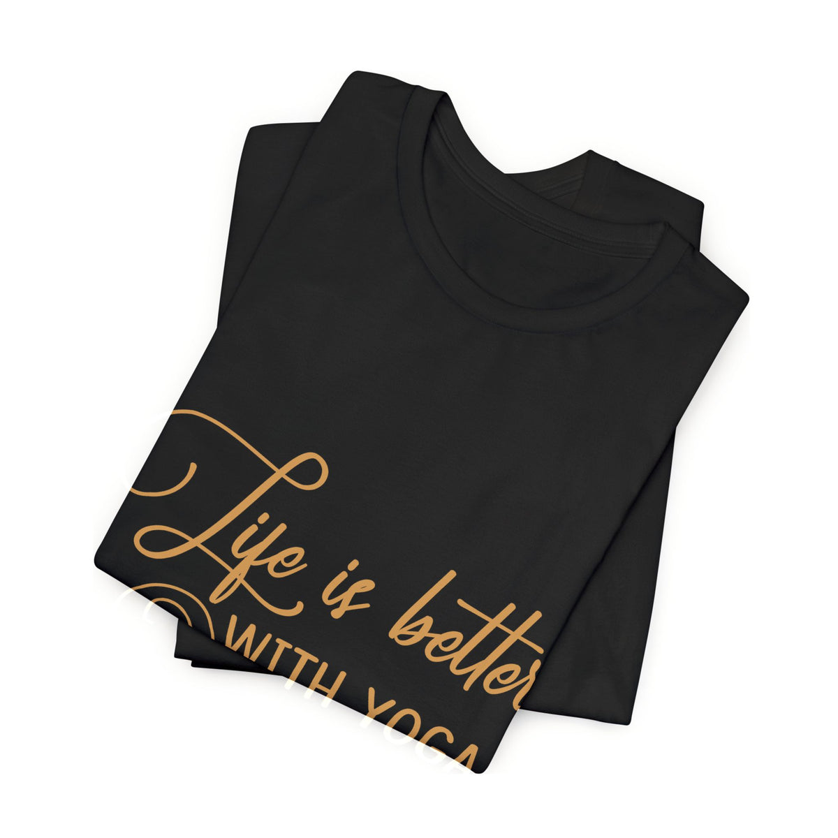 Yoga & Cats T-Shirt - "Life Is Better With Yoga & Cats" Relaxed T-Shirt I Meditation Gift I Cute Yoga Shirt