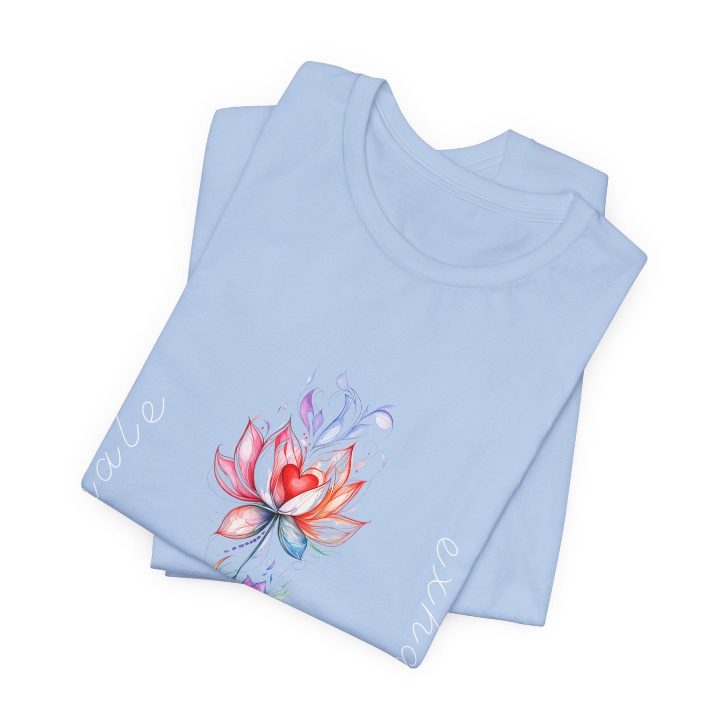 Lotus Flower Inhale Exhale Unisex Yoga Tee | Inspirational T-Shirt I Yoga Mindfulness  Apparel I Self-Care Meditation Clothing