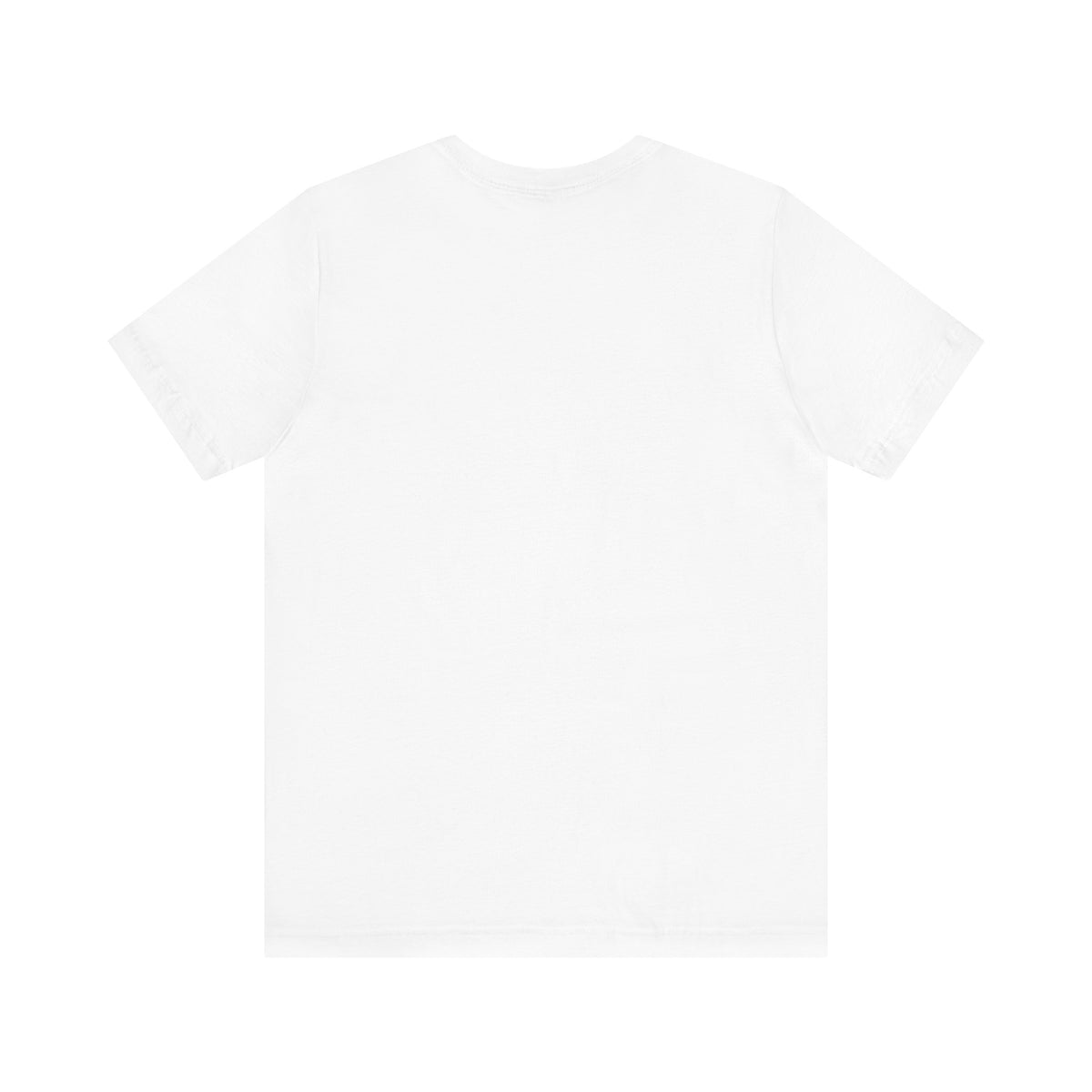Plain white t-shirt on a white background