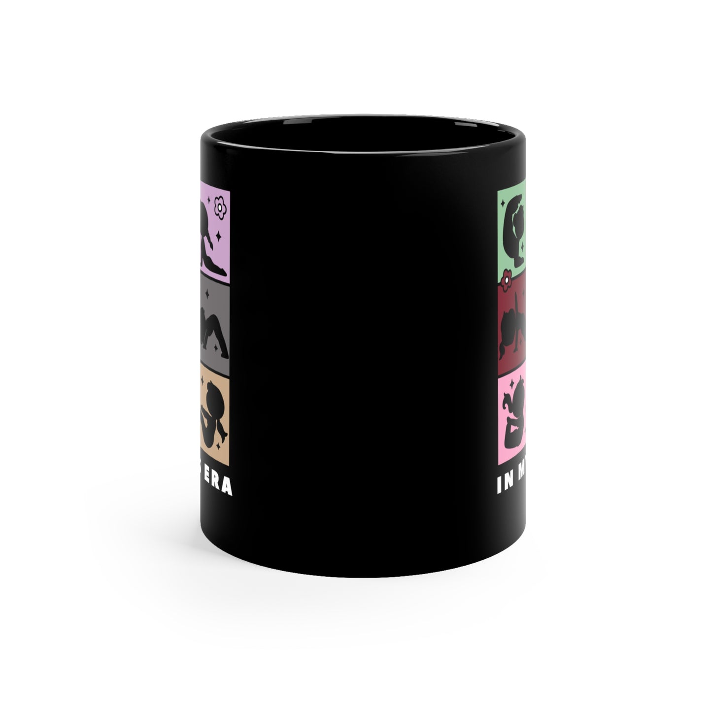 In My Lotus Era - Black Coffee Mug I Inspirational Mug I Yoga Mug I Gift for Yogis I Self-Care Decor I Coffee & Meditation Lover Gift