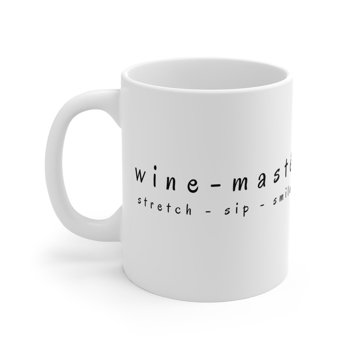 Wine-Masté Sip Stretch Smile - Yoga Mug Playful Wine Lover Mug  | Perfect Gift for Friends I Wine Enthusiasts I Celebrations I Home Decor