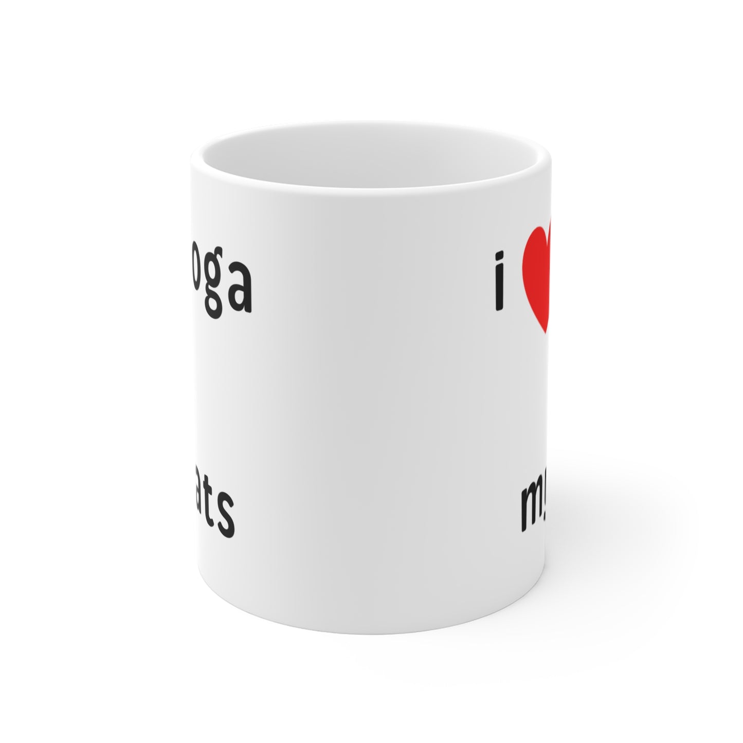 I Love Yoga & My Cats Mug - Perfect for Cat Owners I Yoga Enthusiasts I Gift for Pet Lovers I Cozy Coffee Mug I Unique Gift Idea