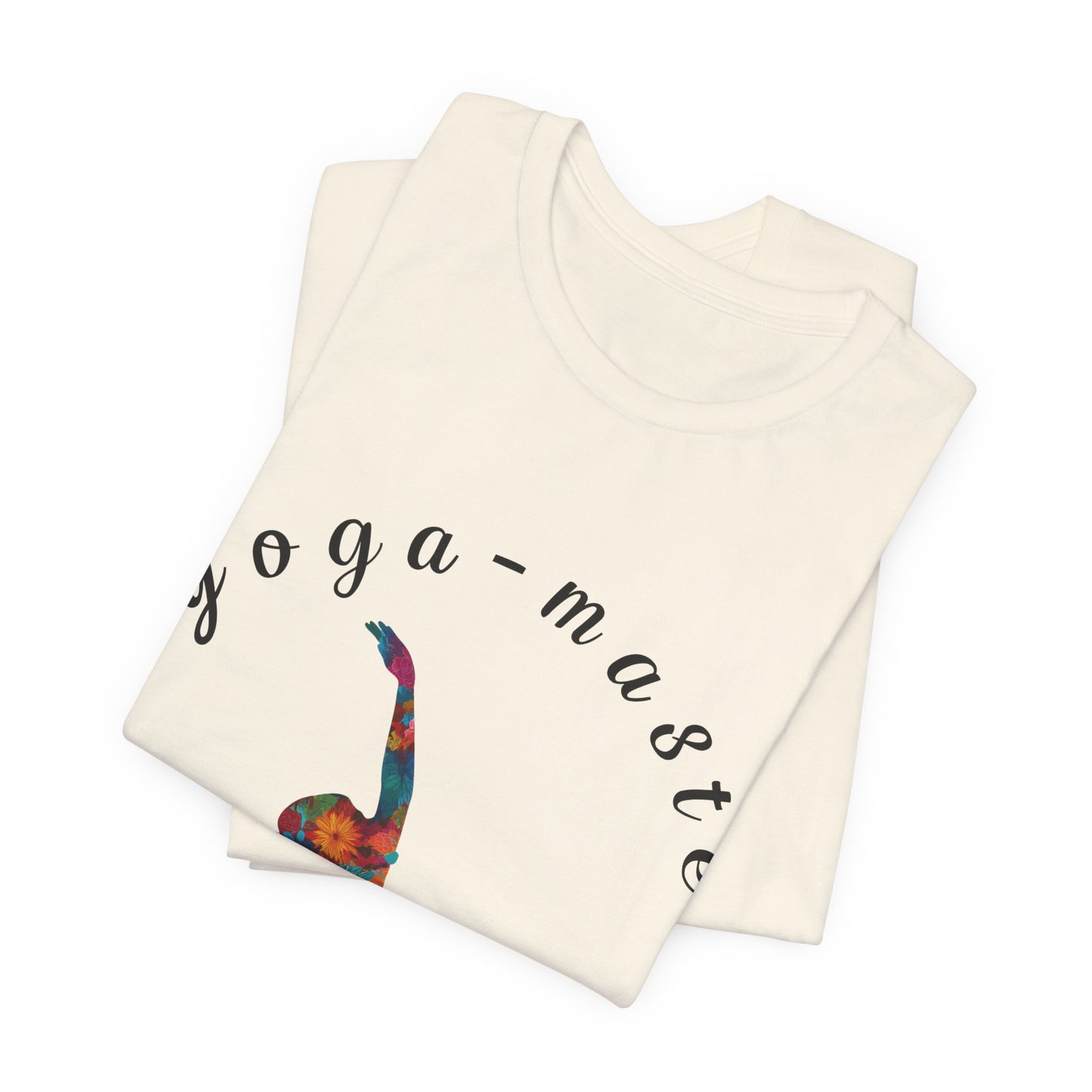 Yoga-Masté Unisex Tee I Vibrant Yoga T-Shirt I Perfect for Classes and Retreats I Gift for Yogis I Self-Care Meditation Apparel