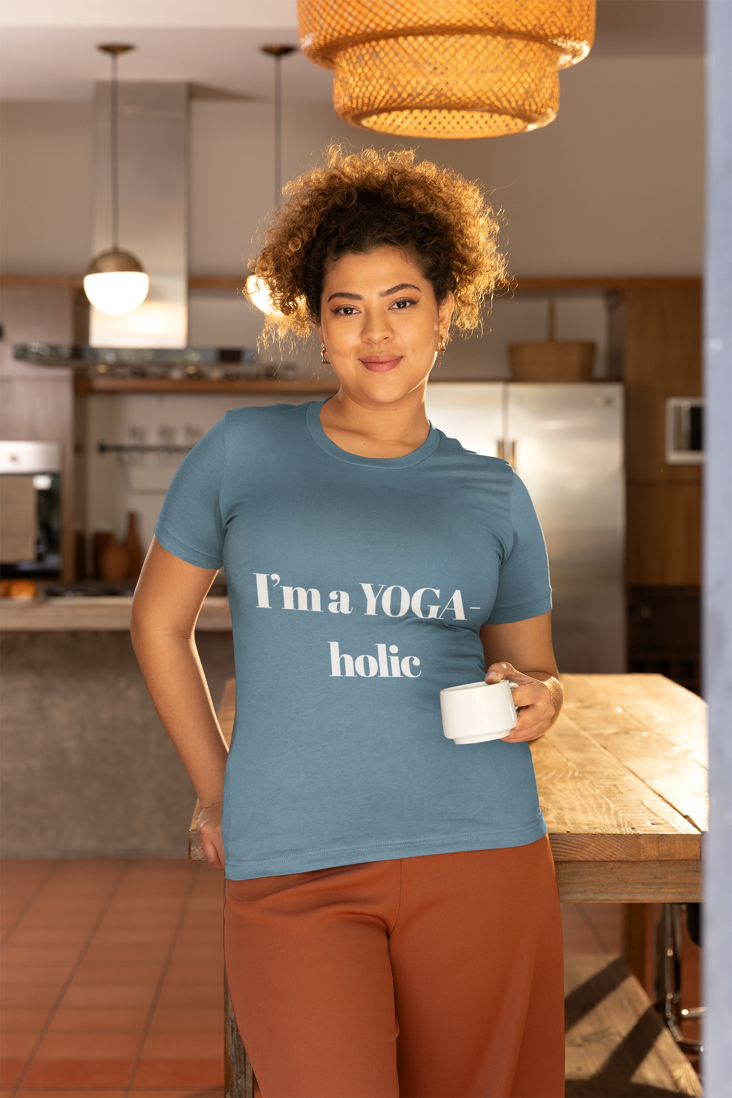 "I'm a YOGA-holic" Motivational T-Shirt - Unisex Tee for Yoga Lovers I Mindfulness Apparel I Meditation T-Shirt