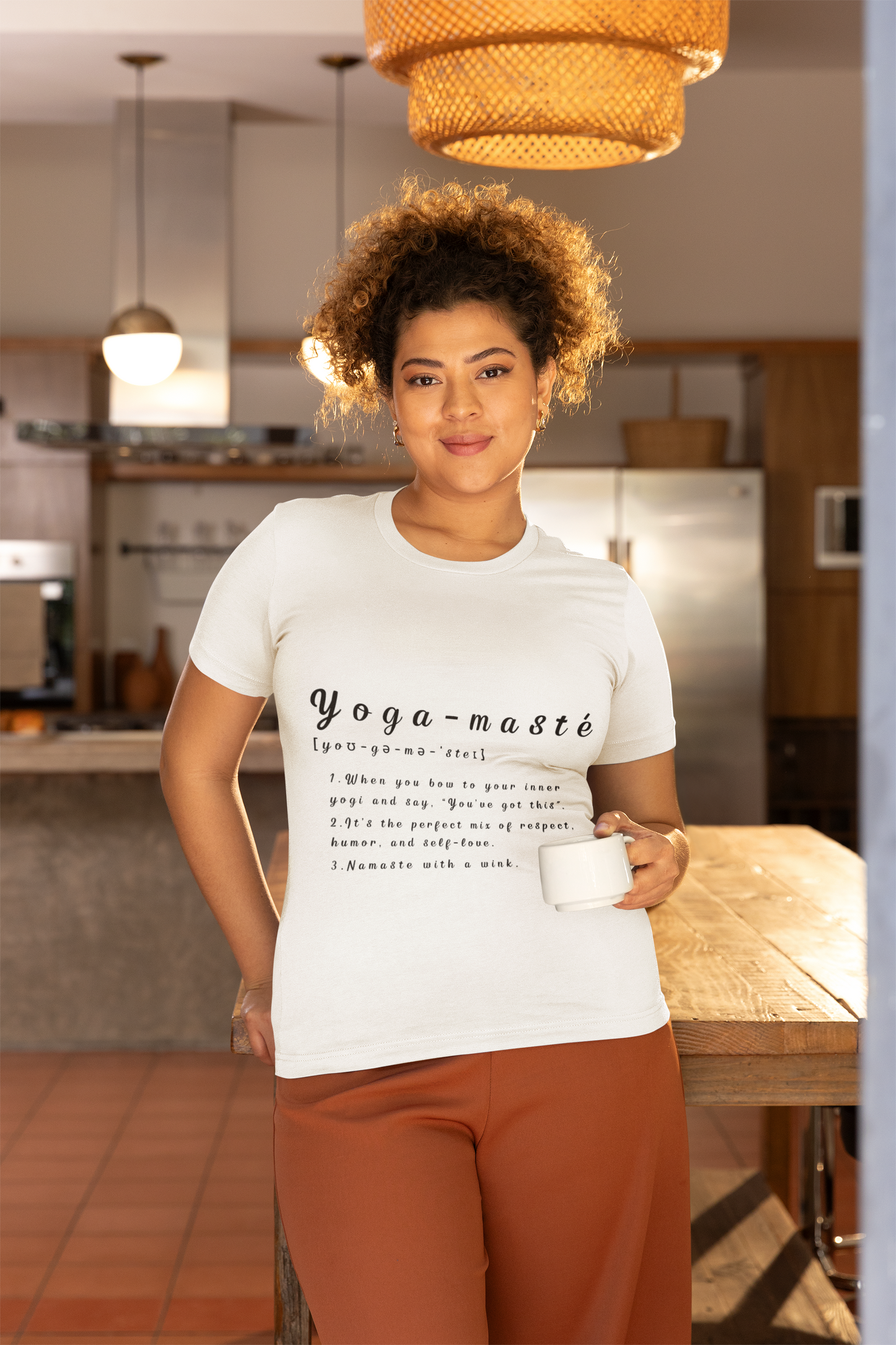 Yoga-masté - Unisex Tee | Inspiring Yoga T-Shirt I Gift for Yogis I Mindfulness & Wellness Gift I Self-Care Meditation Apparel
