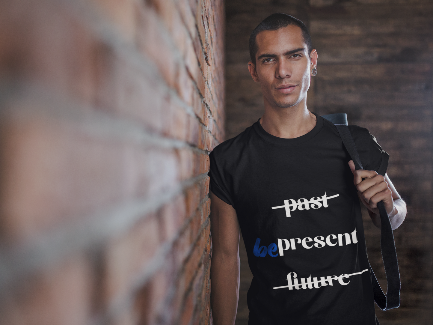 "Be Present" Yoga Unisex Tee | Mindfulness T-Shirt for Yogis I Meditation T-Shirt I Self-Care Apparel