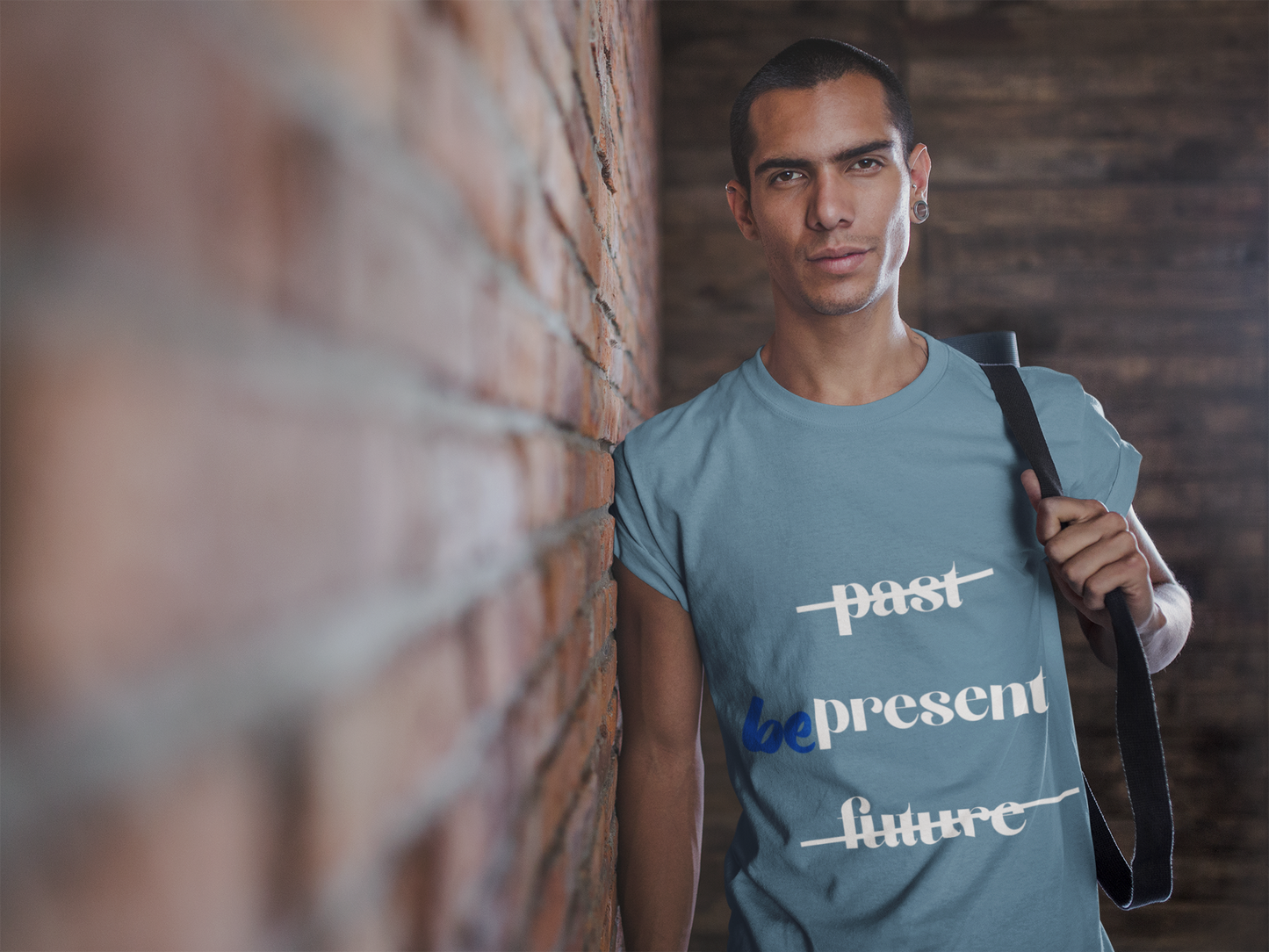 "Be Present" Yoga Unisex Tee | Mindfulness T-Shirt for Yogis I Meditation T-Shirt I Self-Care Apparel