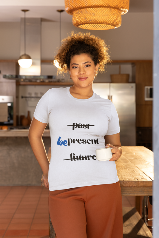 "Be Present" Yoga Unisex Tee | Mindfulness T-Shirt for Yogis I Meditation T-Shirt I Self-Care Apparel