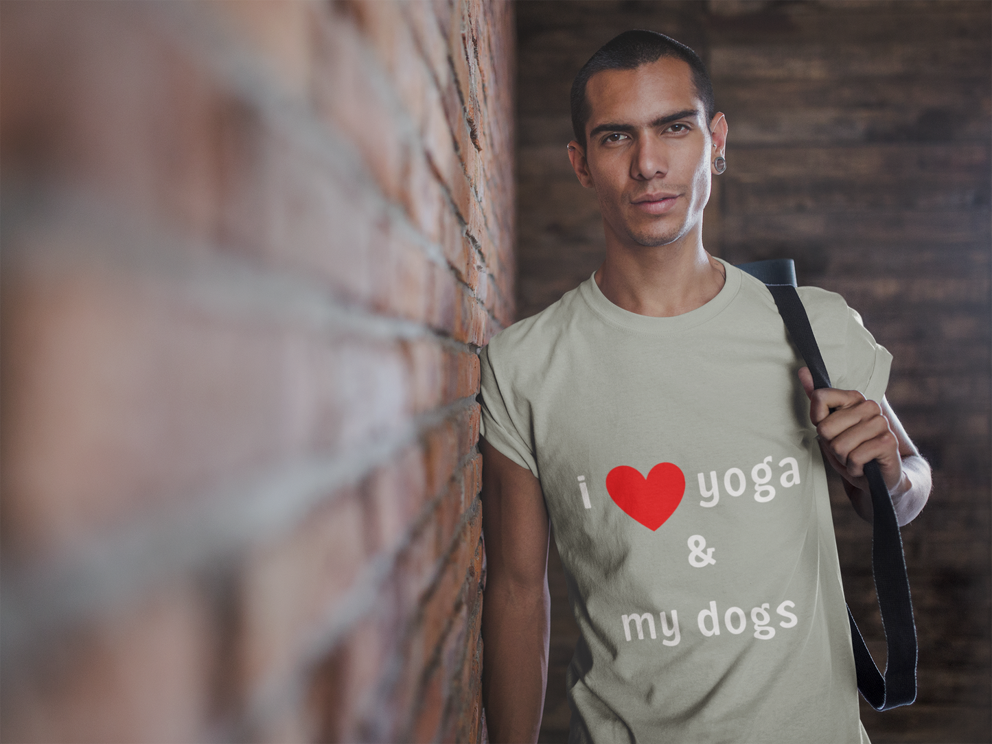 I Love Yoga & My Dogs Unisex Jersey Tee - Perfect Gift for Yoga Enthusiasts and Dog Lovers