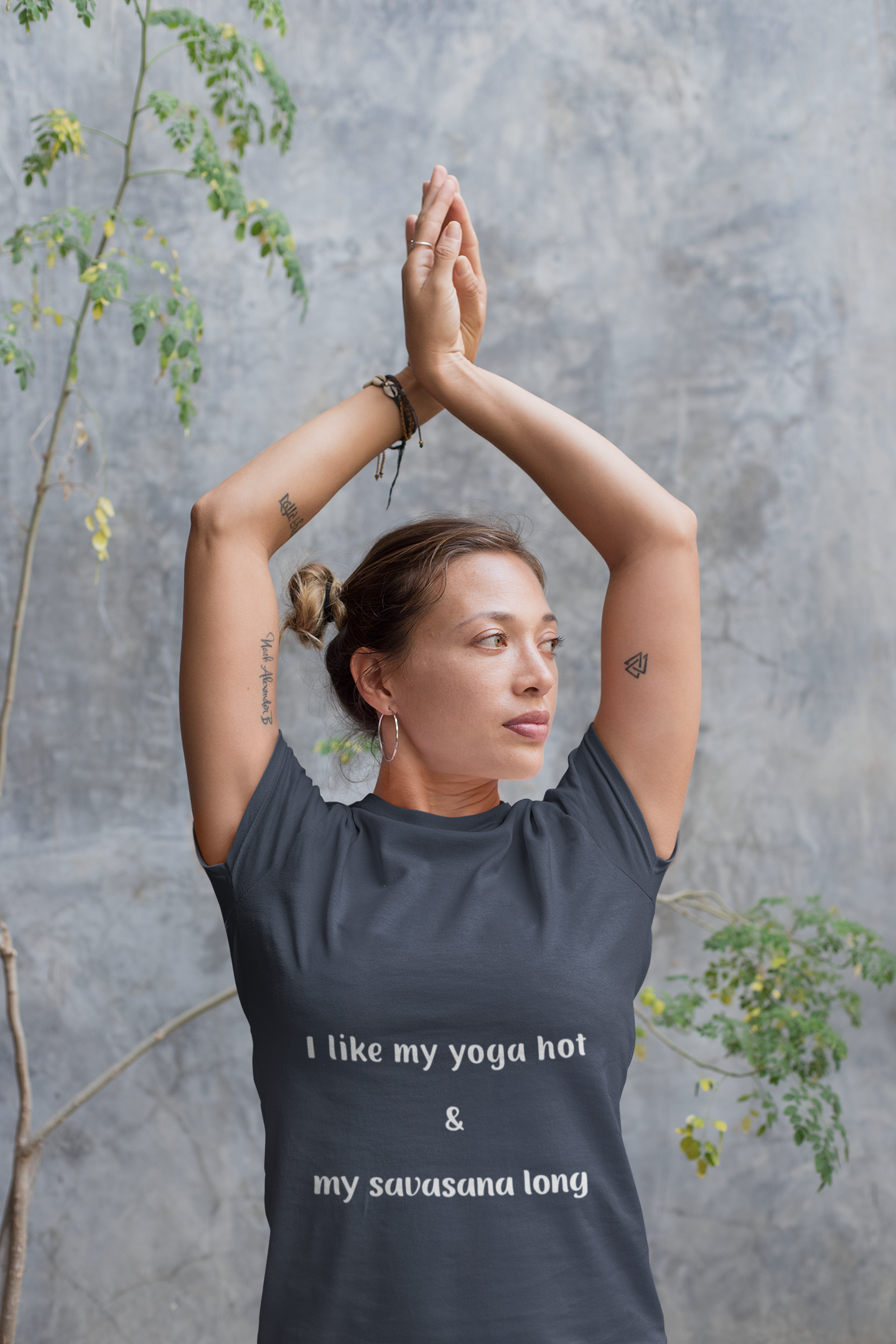 I Like My Yoga Hot & My Savasana Long Unisex T-Shirt I Funny Yoga Tee I Gift for Yoga Enthusiasts I Hot Yoga Apparel I Self-Care Meditation Clothing