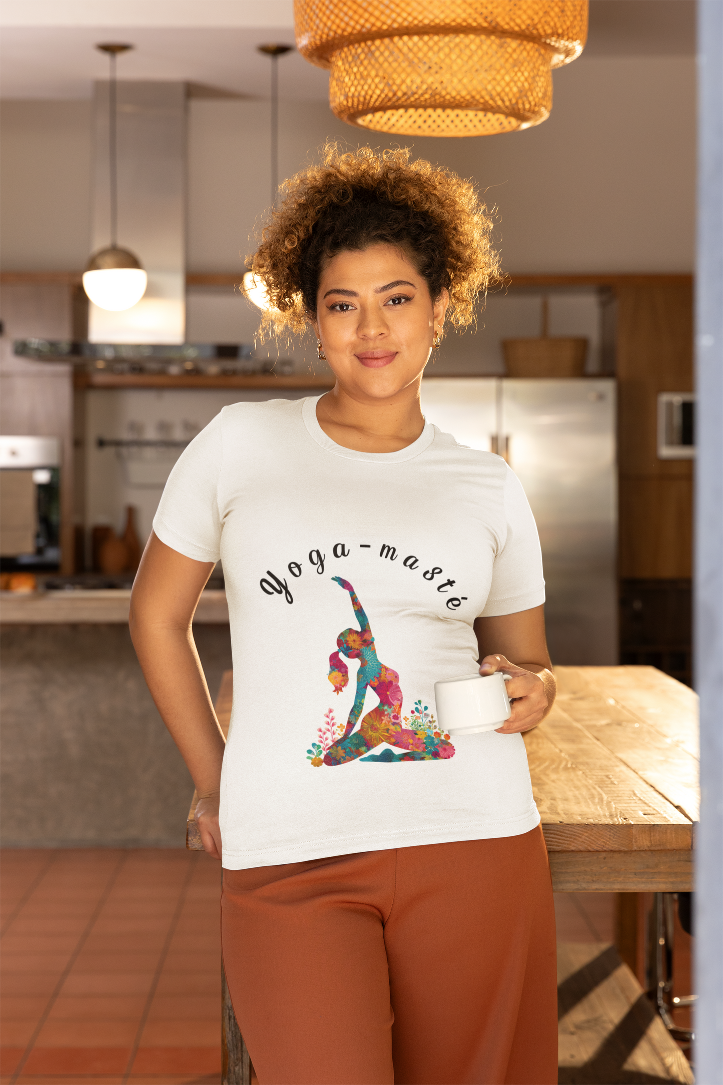 Yoga-Masté Unisex Tee I Vibrant Yoga T-Shirt I Perfect for Classes and Retreats I Gift for Yogis I Self-Care Meditation Apparel