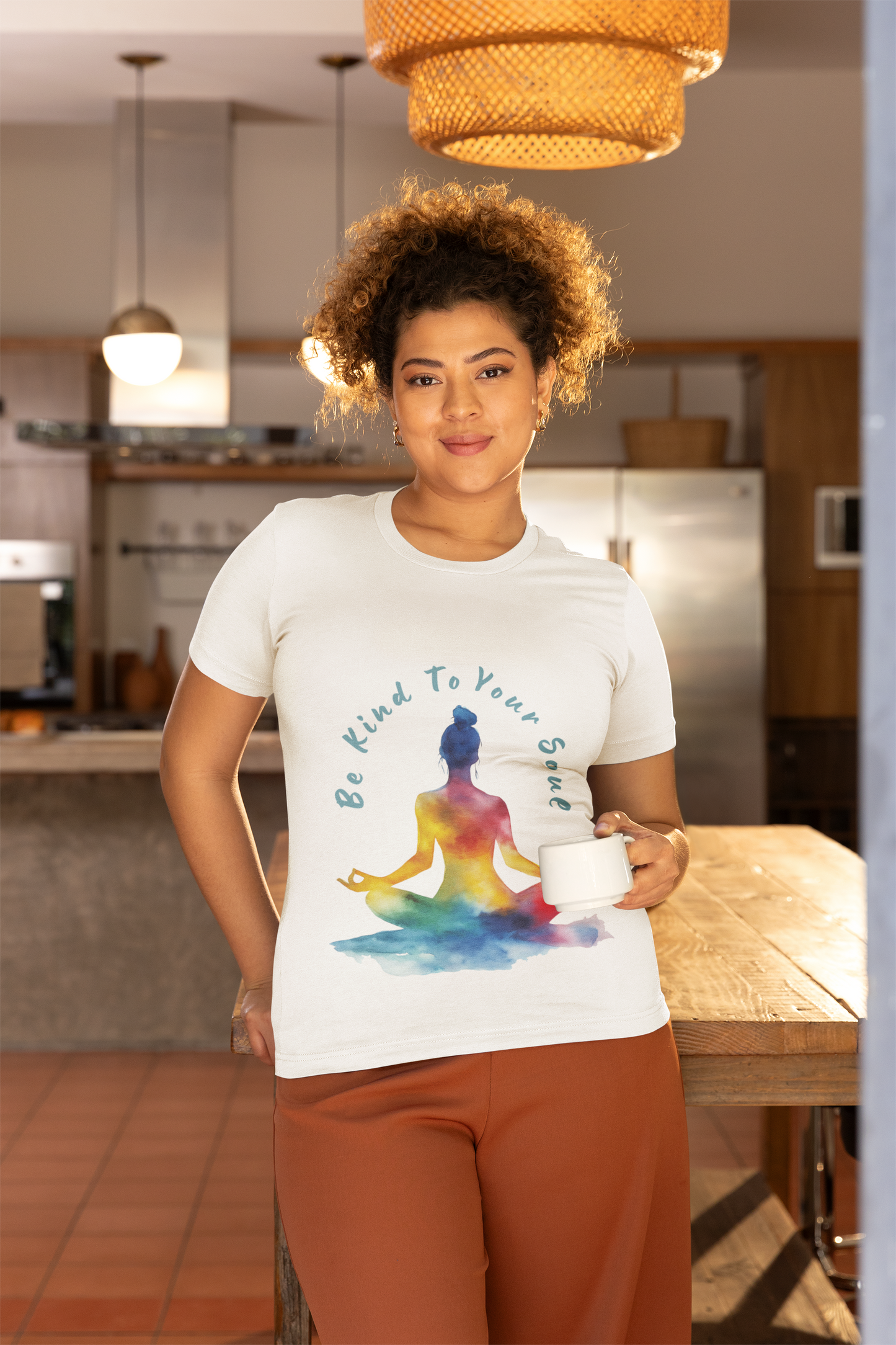 "Be Kind To Your Soul" Meditation Inspired Tee I Spiritual Yoga T- Shirt I Relaxation Mindfulness Apparel I Self-Care Clothing
