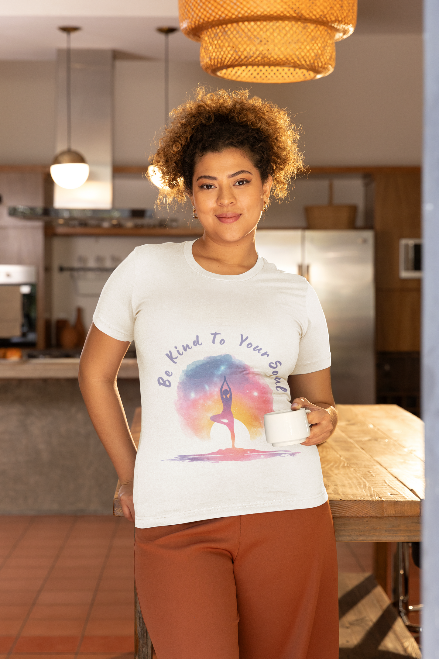 "Be Kind To Your Soul" Meditation Inspired Tee I Spiritual Yoga T- Shirt I Relaxation Mindfulness Apparel I Self-Care Clothing
