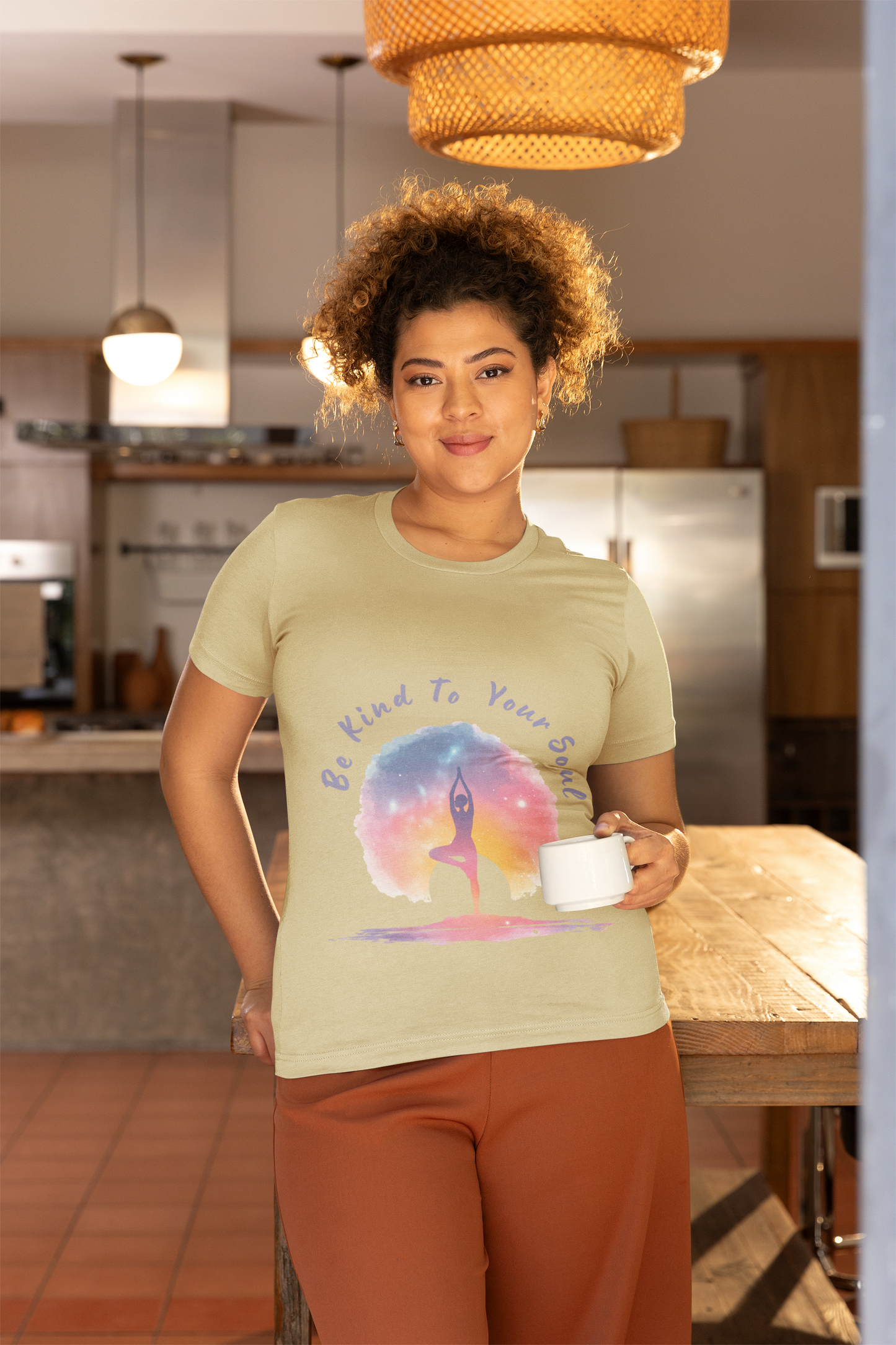 "Be Kind To Your Soul" Meditation Inspired Tee I Spiritual Yoga T- Shirt I Relaxation Mindfulness Apparel I Self-Care Clothing