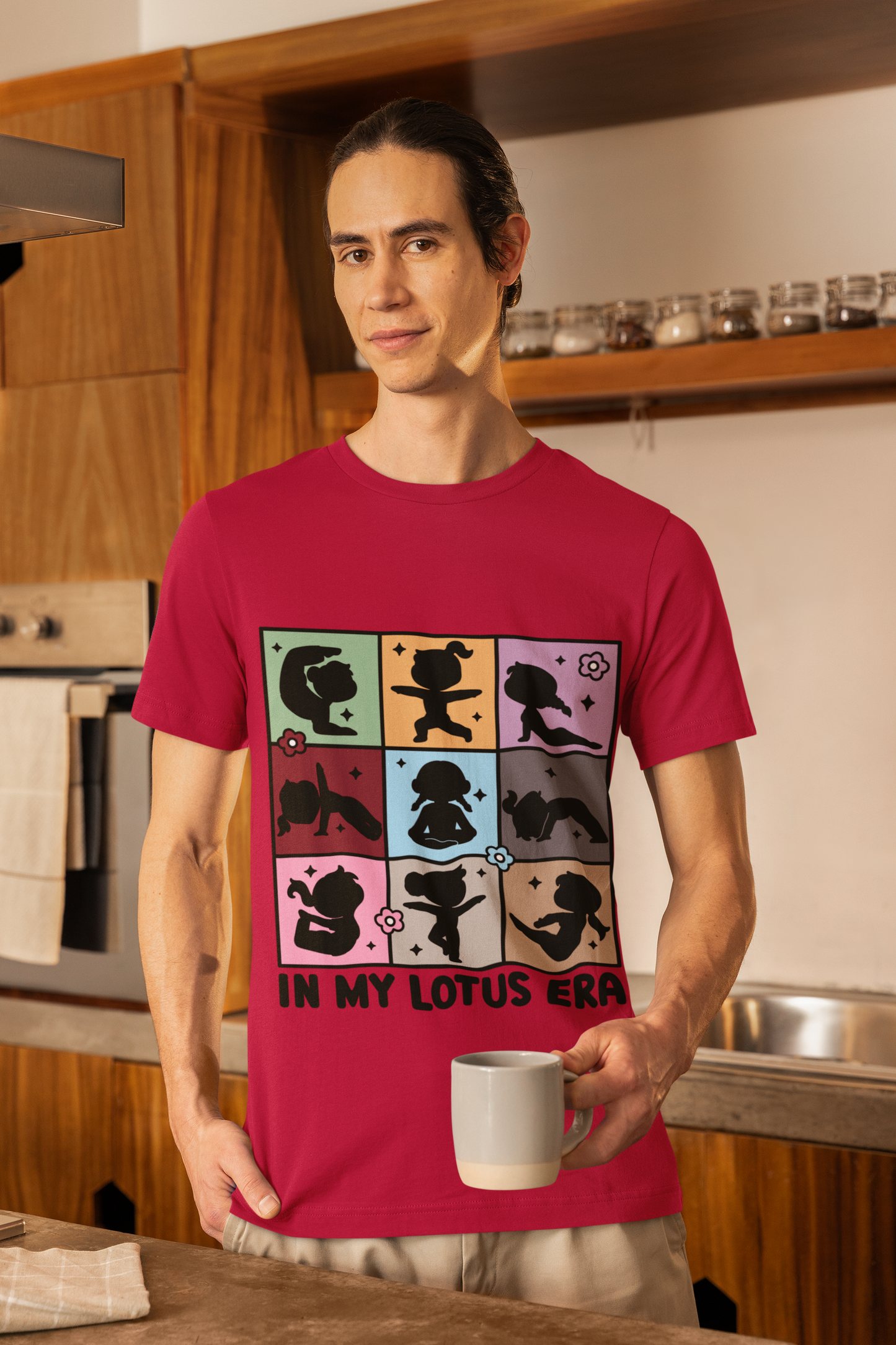 In My Lotus Era Tee - Meditative Yoga T-Shirt I Relaxation Shirt I Gift for Yogi I Mindfulness & Wellness Apparel