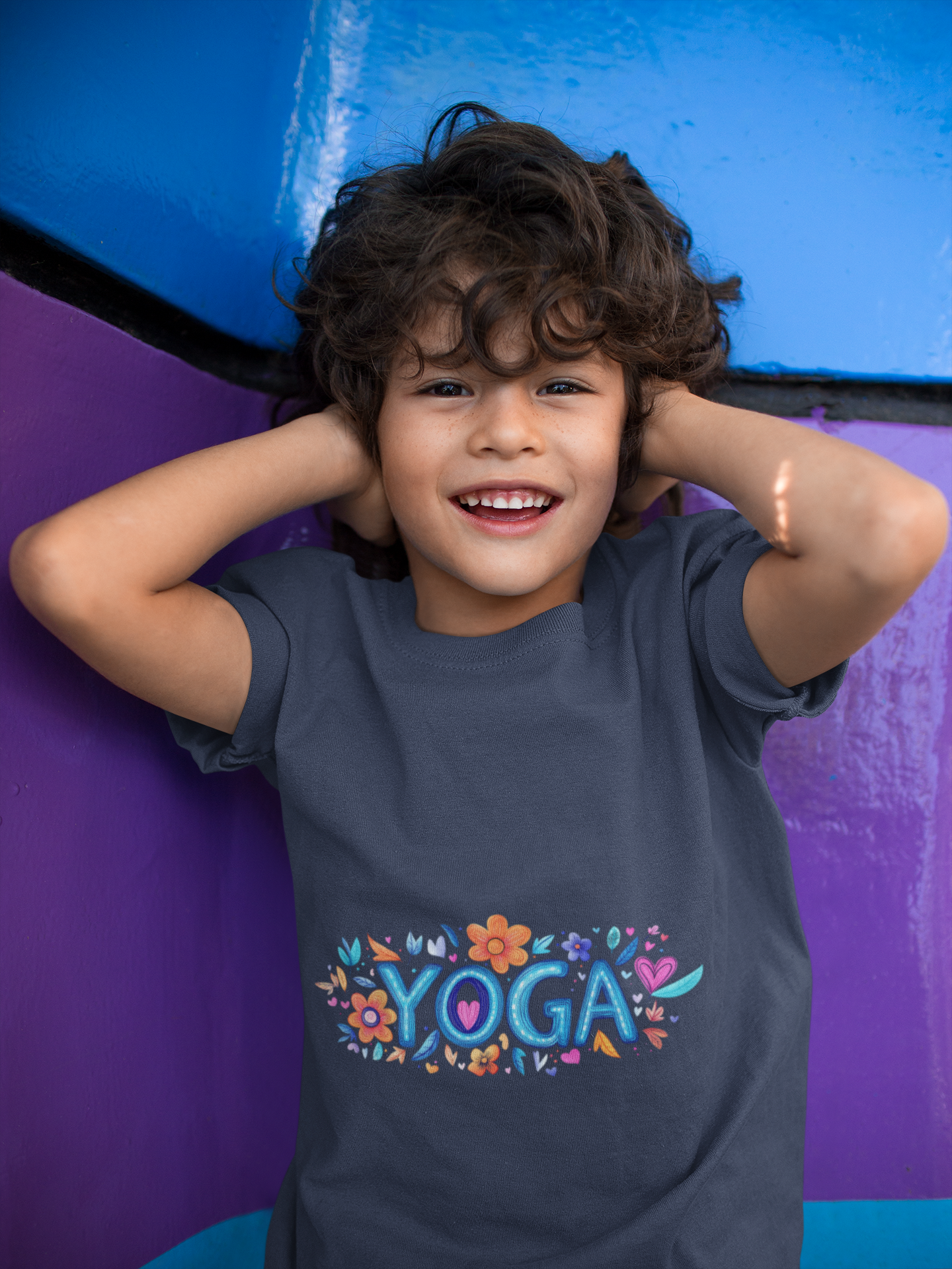 Youth Yoga Tee - Kids Yoga T-Shirt  I Fun Activewear I Summer Tee I Gift for Little Yogis I Cute Yoga Apparel