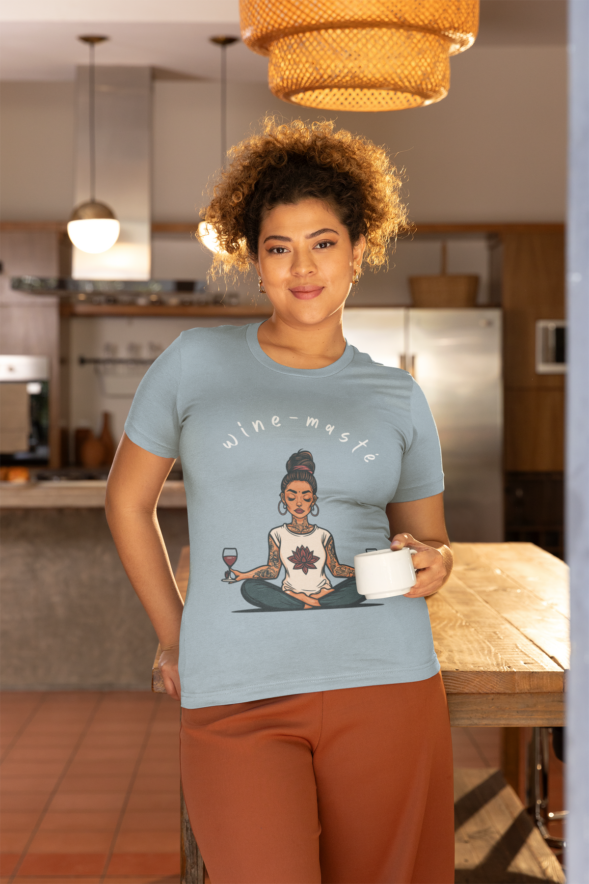Wine & Yoga T-Shirt — Wine Lover Shirt I Funny Meditation Tee I Gift For Yogini I Zen Shirt