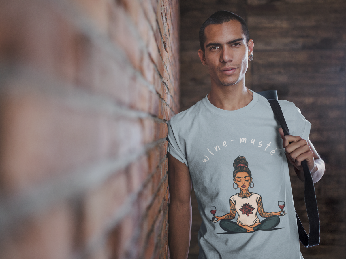 Wine & Yoga T-Shirt — Wine Lover Shirt I Funny Meditation Tee I Gift For Yogini I Zen Shirt