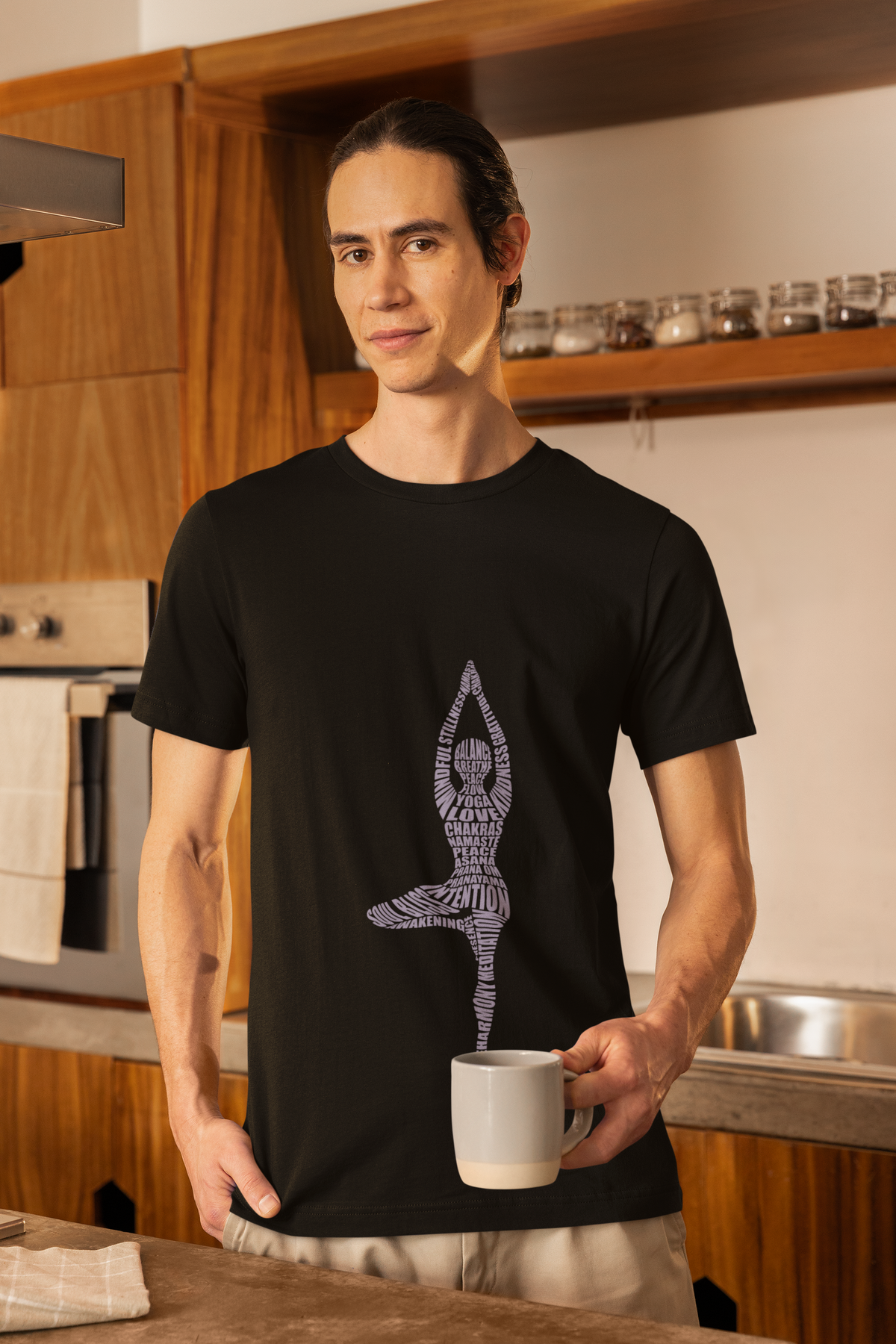 Yoga Pose T-Shirt — Tree Pose Shirt I Meditation Tee I Mindfulness Gift I Yoga Shirt I Namaste Shirt