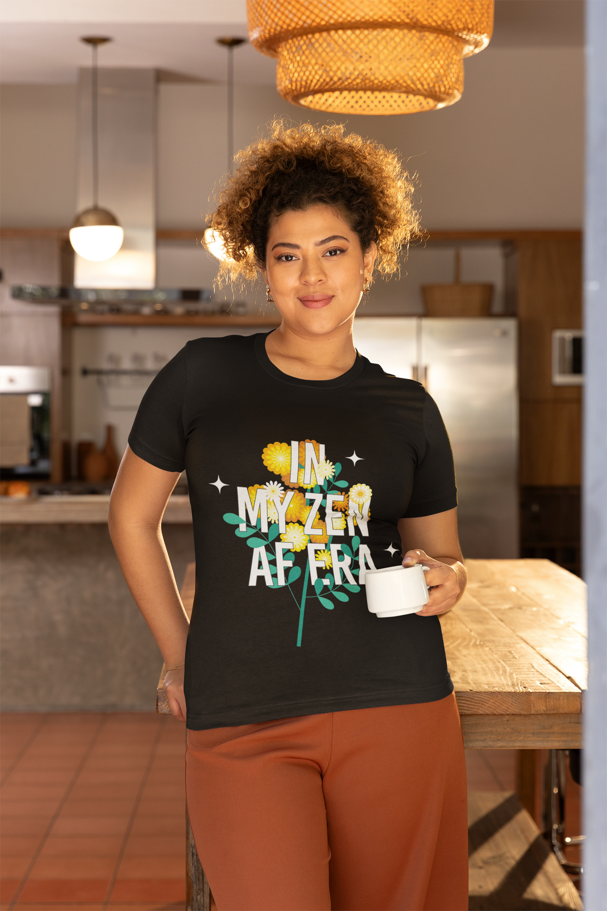 In My Zen AF Era T-Shirt - Floral Yoga Shirt I Funny Yoga Shirt I Flower Yoga Shirt I Meditation Gift For Yogi