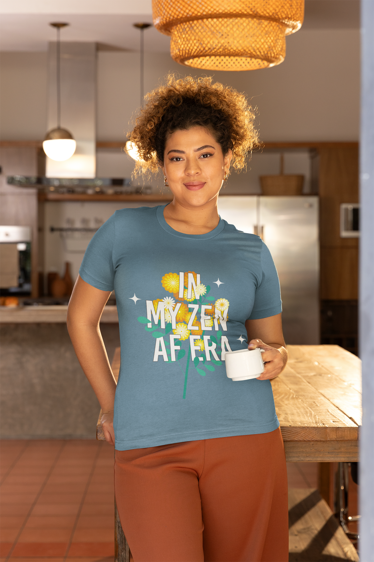 In My Zen AF Era T-Shirt - Floral Yoga Shirt I Funny Yoga Shirt I Flower Yoga Shirt I Meditation Gift For Yogi