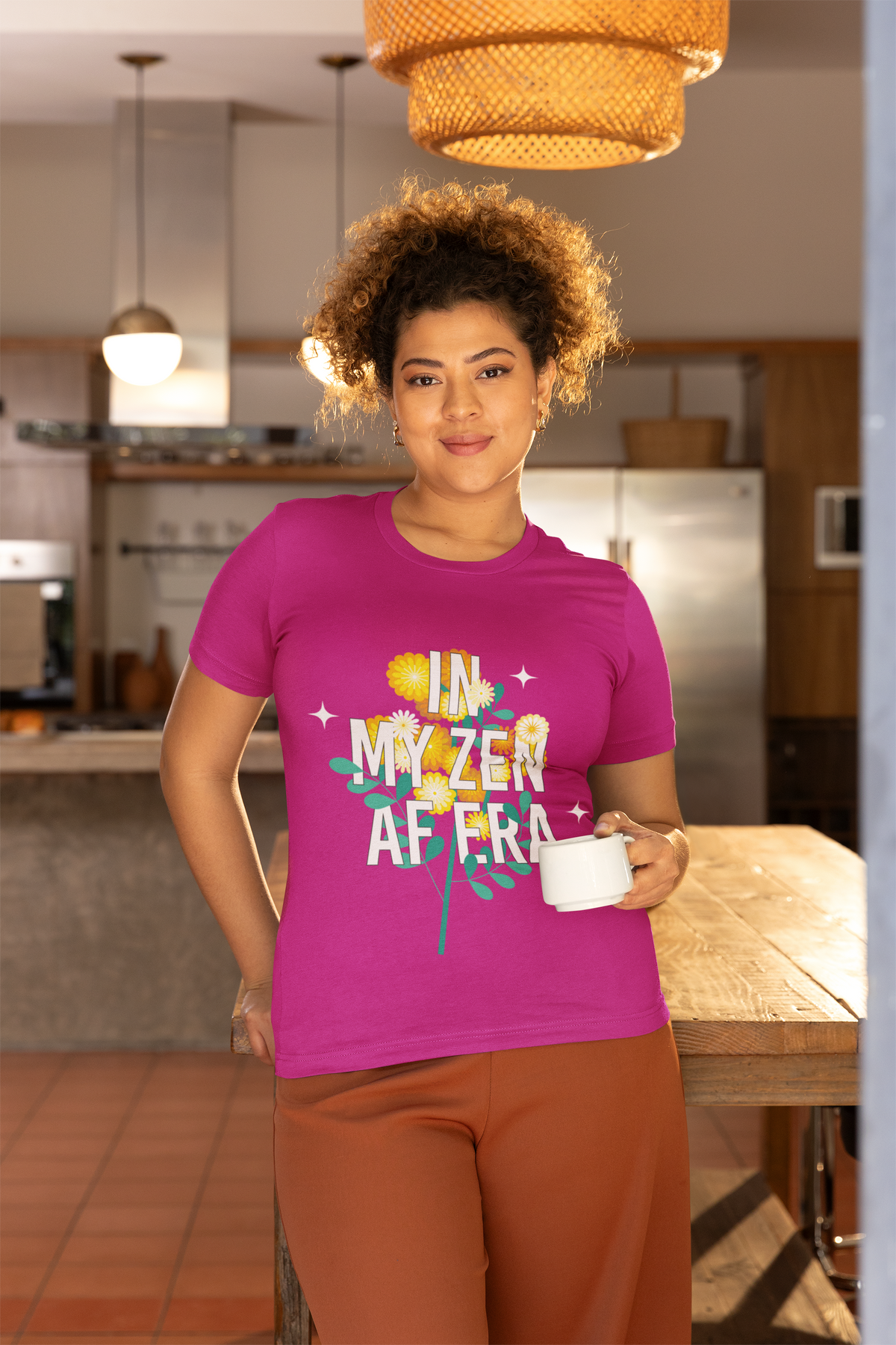 In My Zen AF Era T-Shirt - Floral Yoga Shirt I Funny Yoga Shirt I Flower Yoga Shirt I Meditation Gift For Yogi