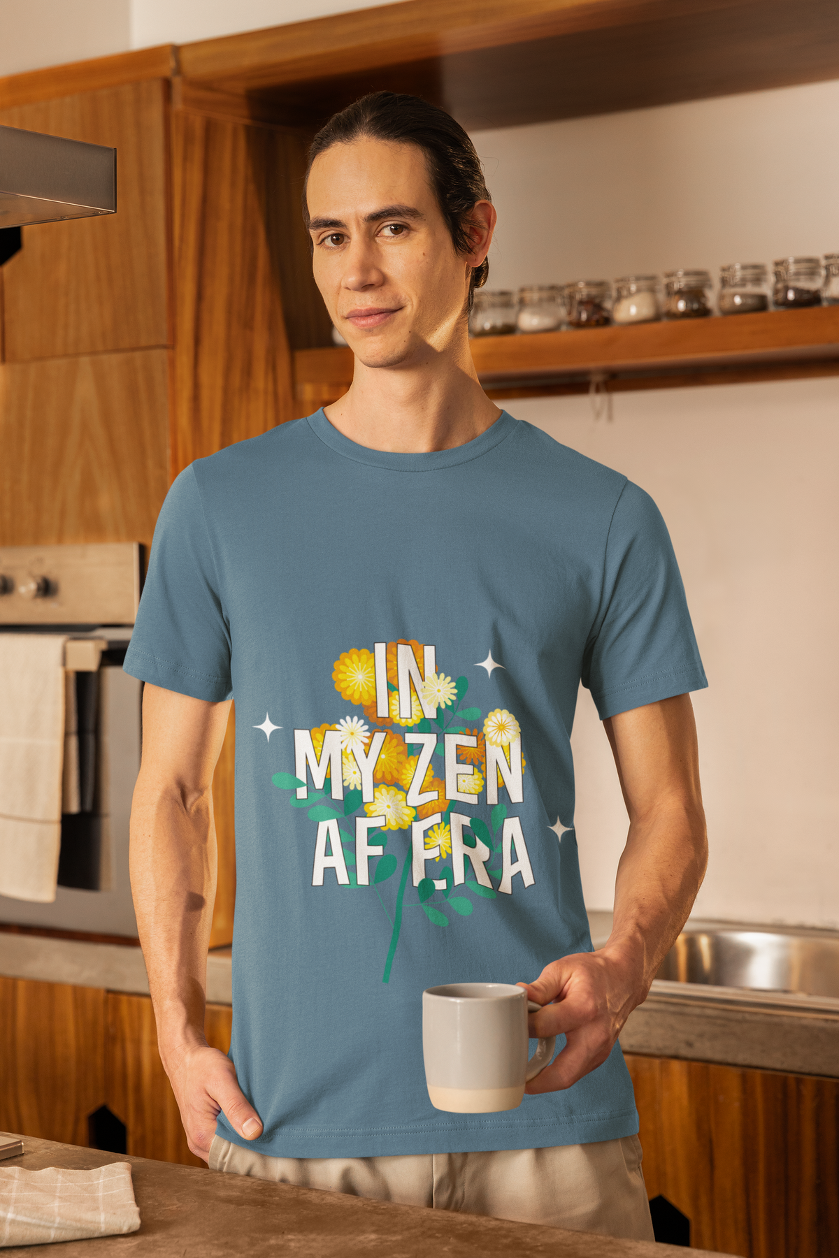 In My Zen AF Era T-Shirt - Floral Yoga Shirt I Funny Yoga Shirt I Flower Yoga Shirt I Meditation Gift For Yogi