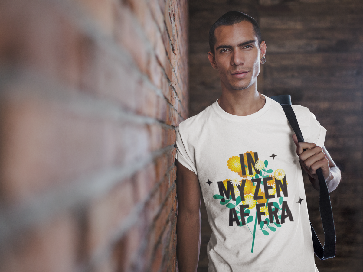 In My Zen AF Era T-Shirt - Floral Yoga Shirt I Funny Yoga Shirt I Flower Yoga Shirt I Meditation Gift For Yogi