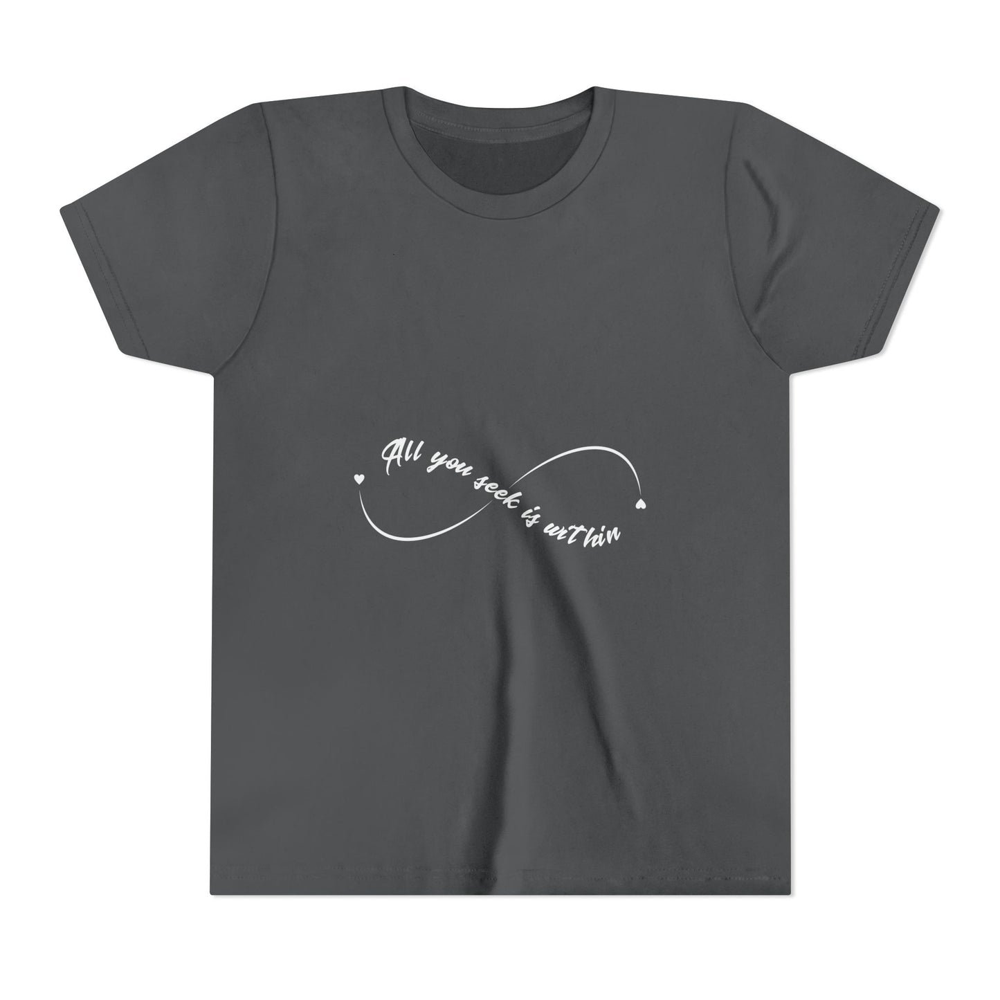 All You Seek Is Within Kids Yoga T-Shirt - Infinity Shirt For Kids I Girls, Boys Tee For Yoga I Meditation Gift For Little Yogi