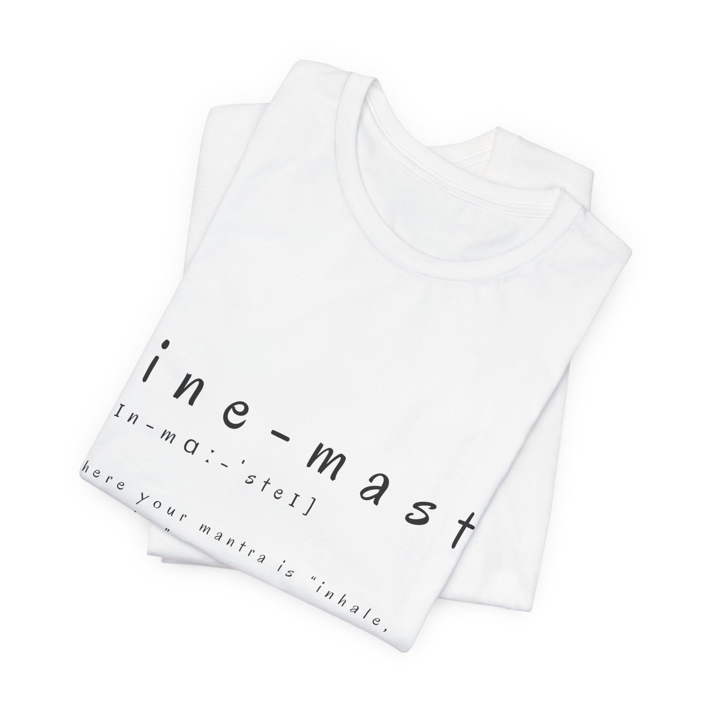 Wine-Masté Unisex Tee I Fun Wine Yoga T-Shirt I Perfect for Wine Lovers I Gift for Friends I Relaxed Vibe Yoga I Self-Care Meditation Apparel