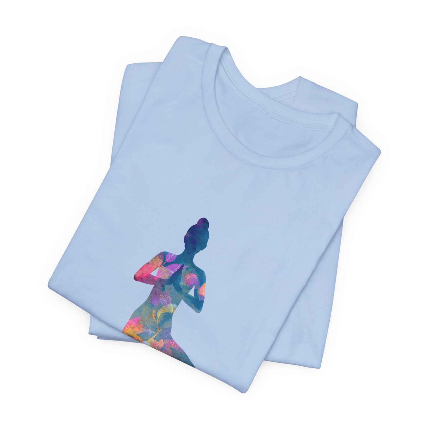 Colorful Tree Pose Mindful Yoga Tee - Unisex T-Shirt I Inspirational Yoga Art I Gift for Yogis I Relaxation & Meditation Tee