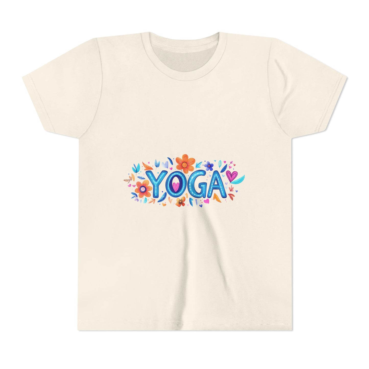 Youth Yoga Tee - Kids Yoga T-Shirt  I Fun Activewear I Summer Tee I Gift for Little Yogis I Cute Yoga Apparel