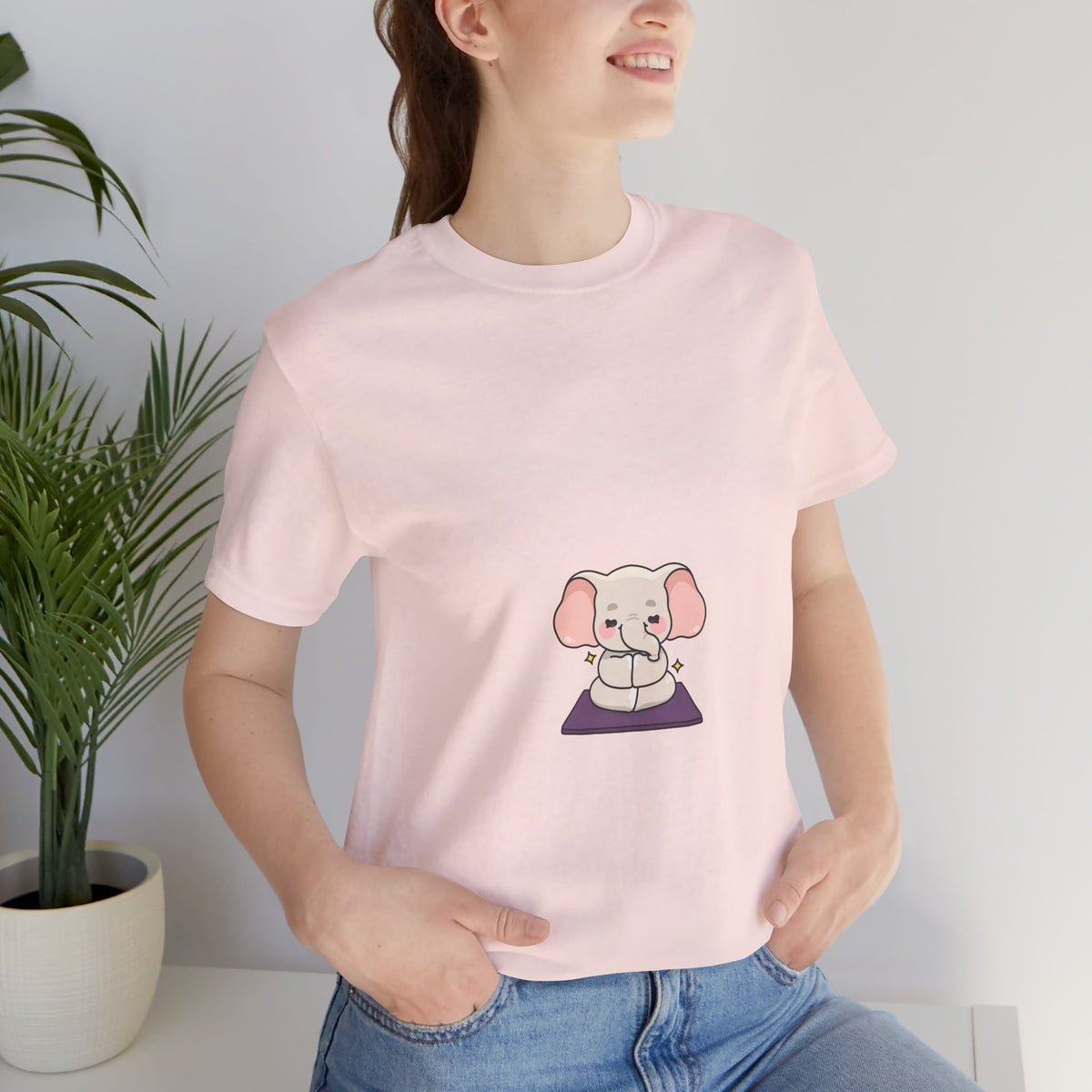 Cute Meditating Elephant T-Shirt — Meditation Shirt For Yoga I Mindfulness Tee I Gift For Yogini I Zen Shirt