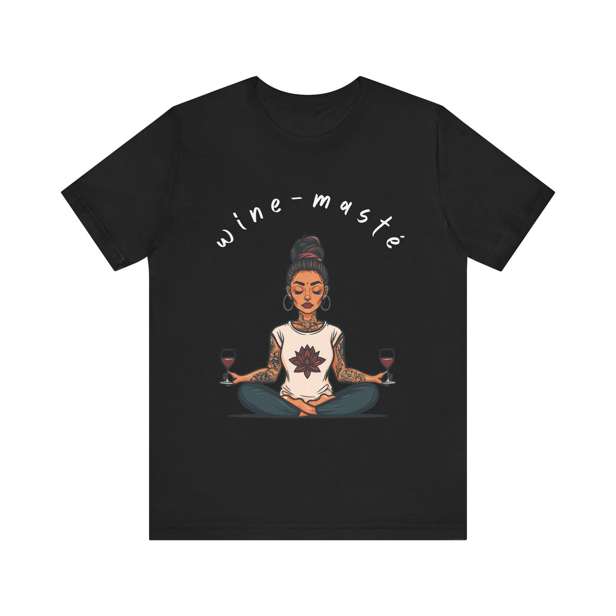 Wine & Yoga T-Shirt — Wine Lover Shirt I Funny Meditation Tee I Gift For Yogini I Zen Shirt