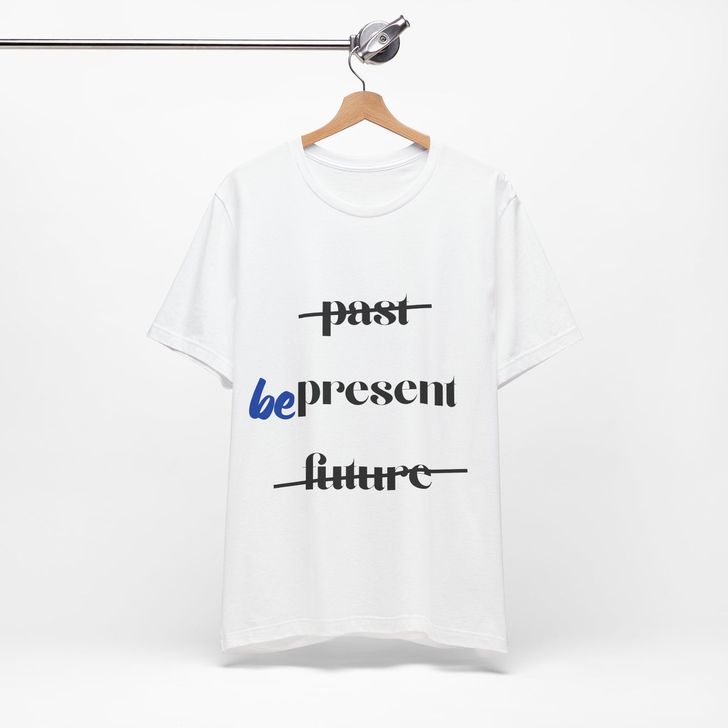 "Be Present" Yoga Unisex Tee | Mindfulness T-Shirt for Yogis I Meditation T-Shirt I Self-Care Apparel