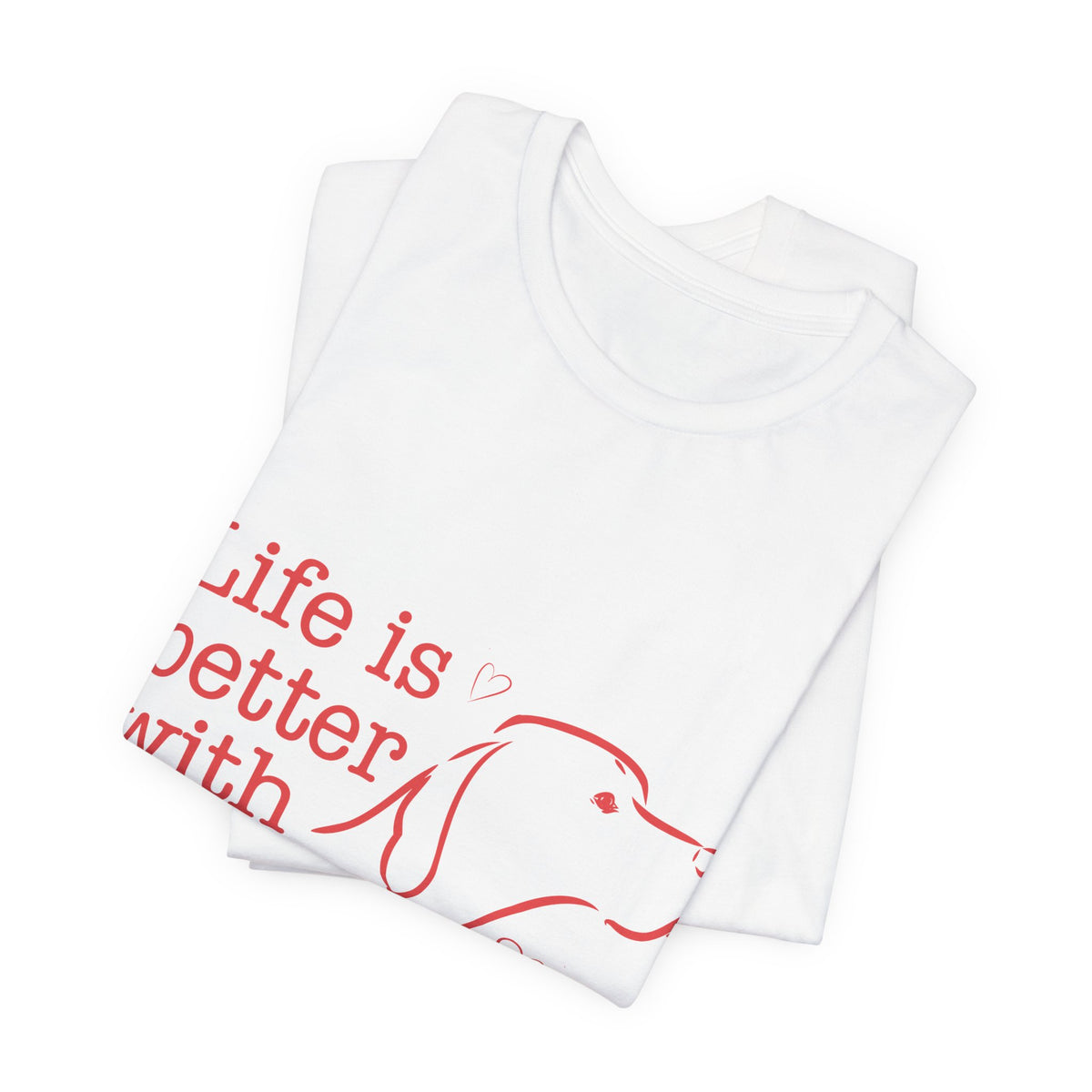 Life Is Better With Yoga & Dogs T‑Shirt I Dog Lovers Shirt I Meditation Gift I Cute Yoga Tee