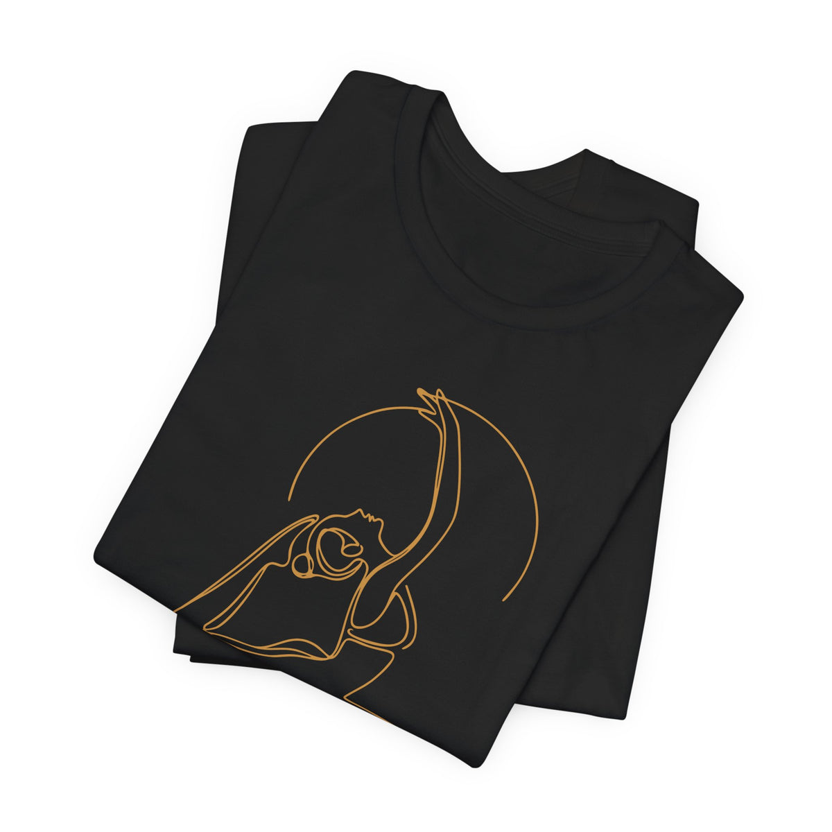 Yoga T-Shirt - "Never Underestimate A Woman with A Yoga Mat" Comfort Tee I Funny Yoga Shirt I Meditation Gift For Yogini
