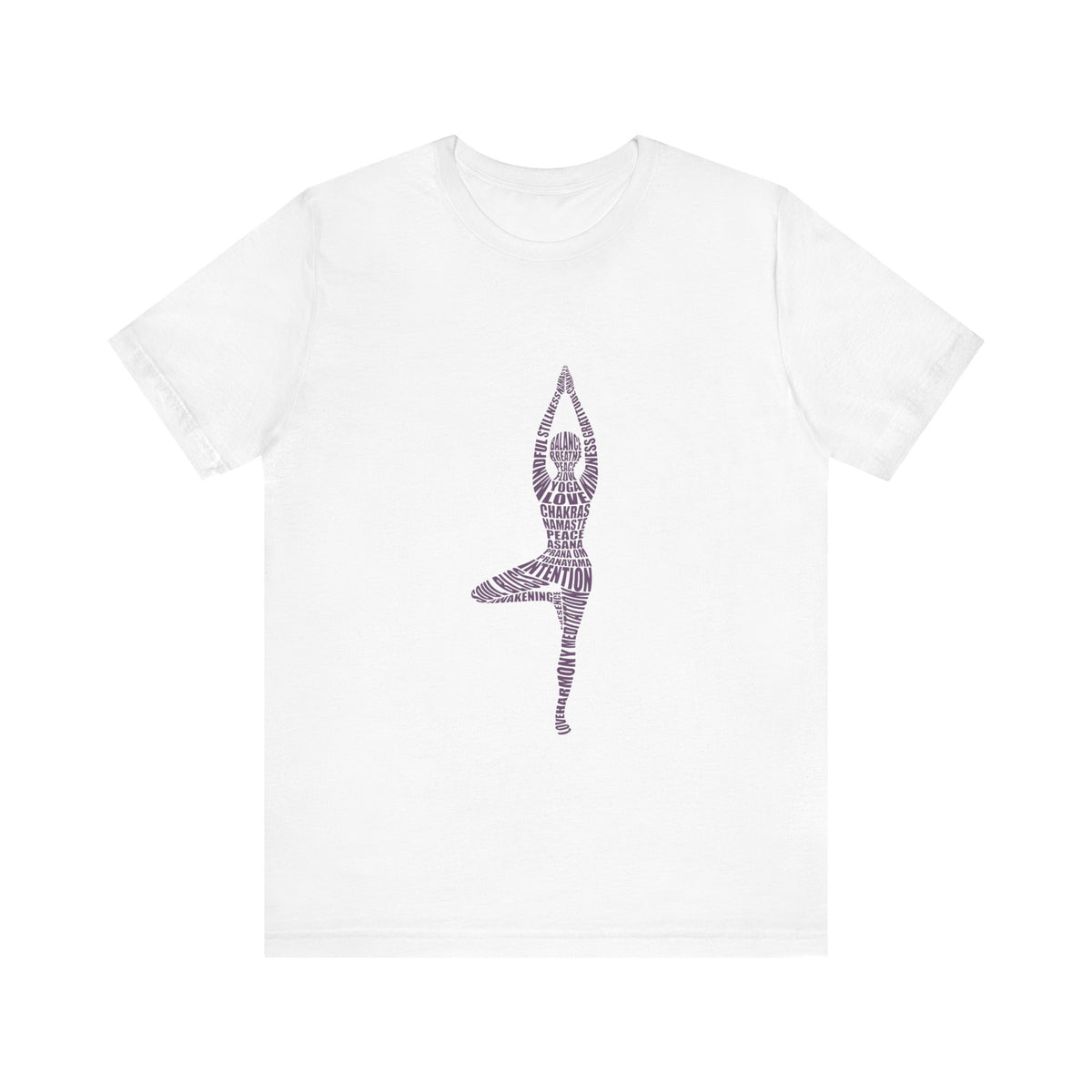 Yoga Pose T-Shirt — Tree Pose Shirt I Meditation Tee I Mindfulness Gift I Yoga Shirt I Namaste Shirt